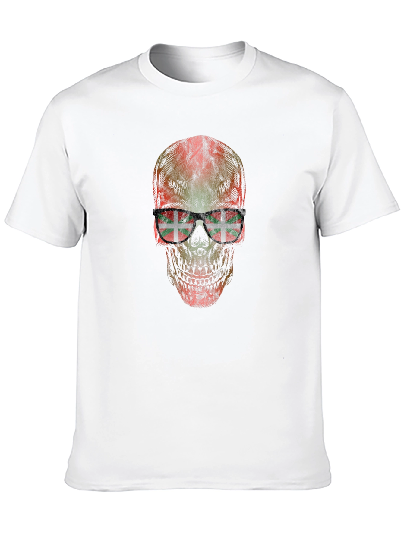 Basque Skull T-Shirt - Black Graphic Tee