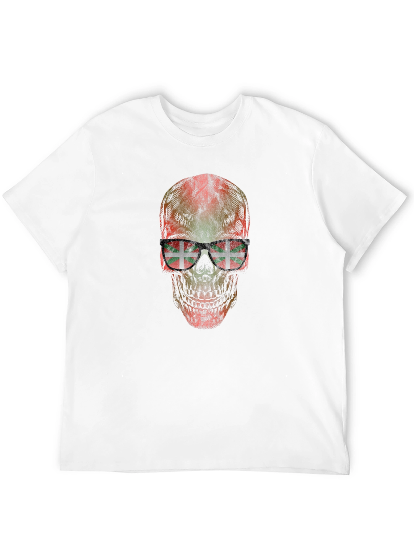 Basque Skull T-Shirt - Black Graphic Tee