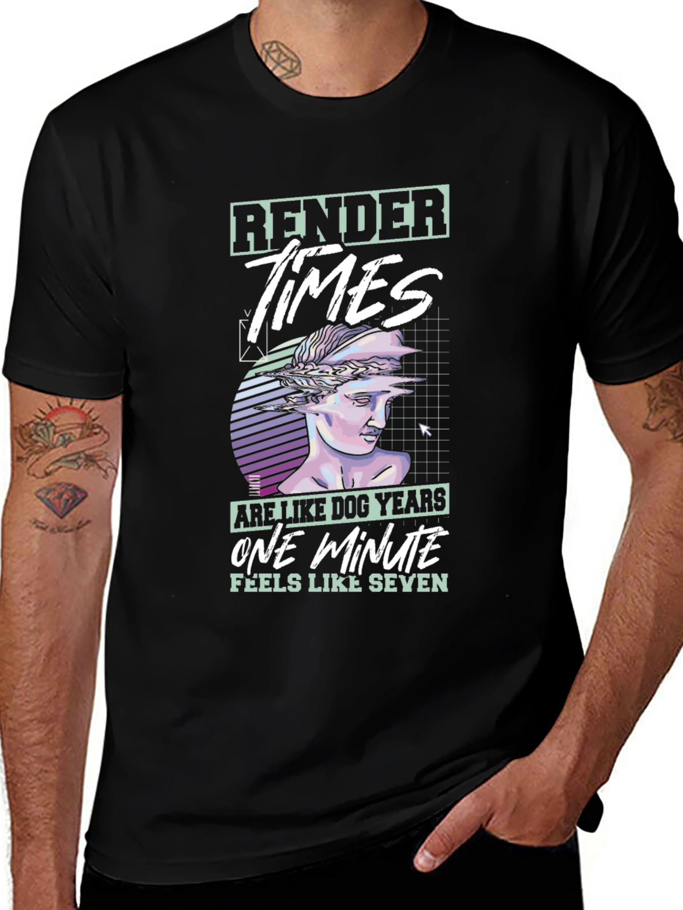 Render Times Graphic Tee - Dog Years Feeling!