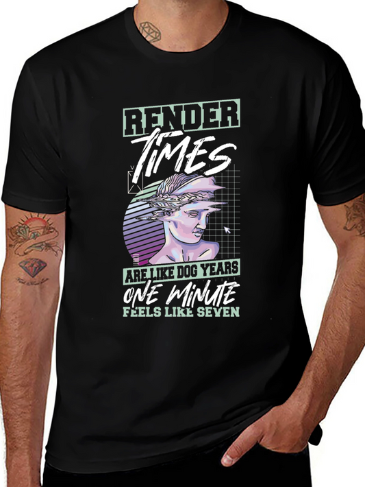 Render Times Graphic Tee - Dog Years Feeling!
