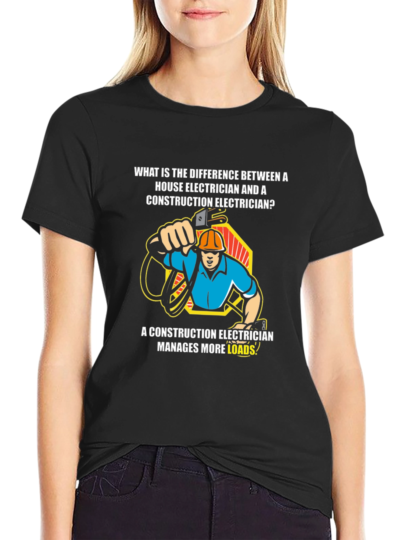 Electrician Joke T-Shirt - Construction Humor