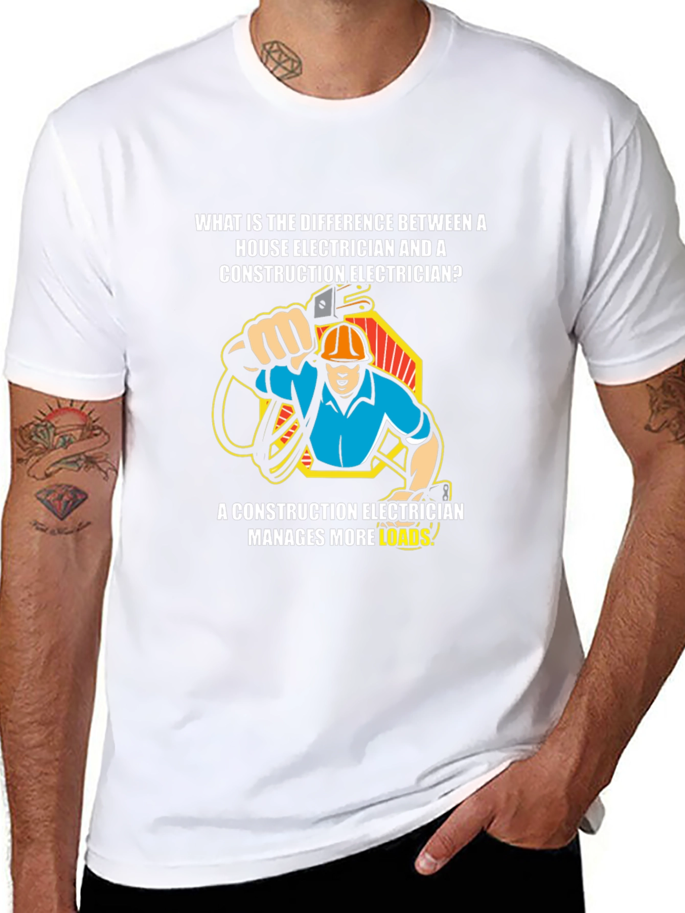 Electrician Joke T-Shirt - Construction Humor