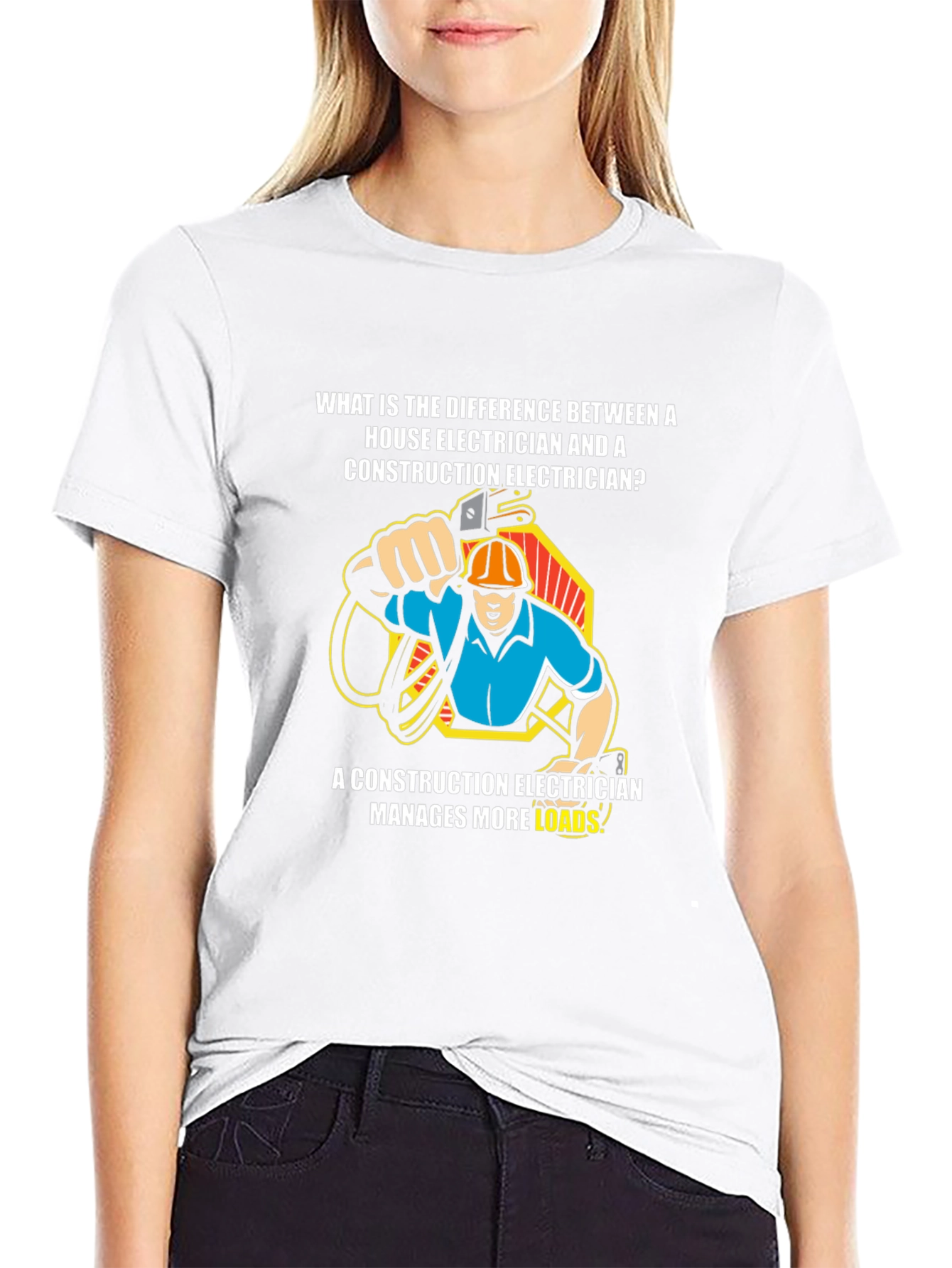 Electrician Joke T-Shirt - Construction Humor