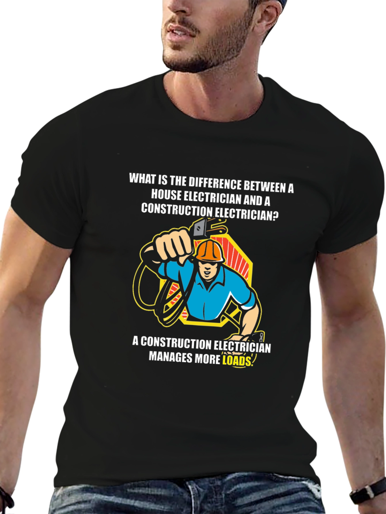 Electrician Joke T-Shirt - Construction Humor