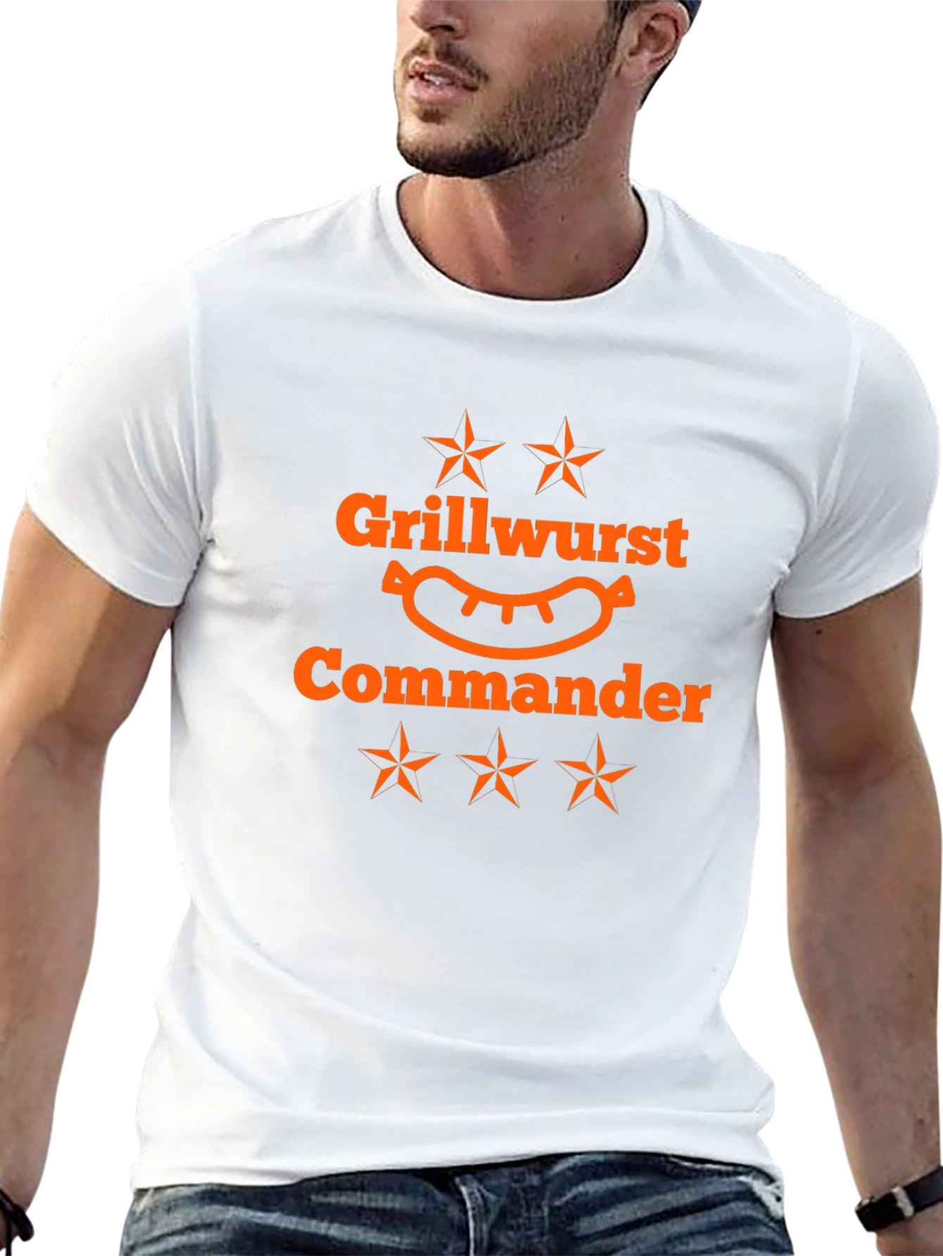 Grillwurst Commander Black T-Shirt
