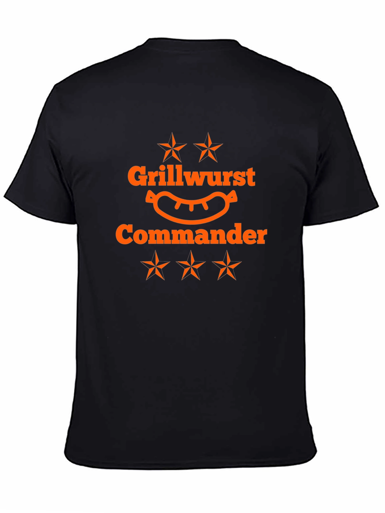 Grillwurst Commander Black T-Shirt
