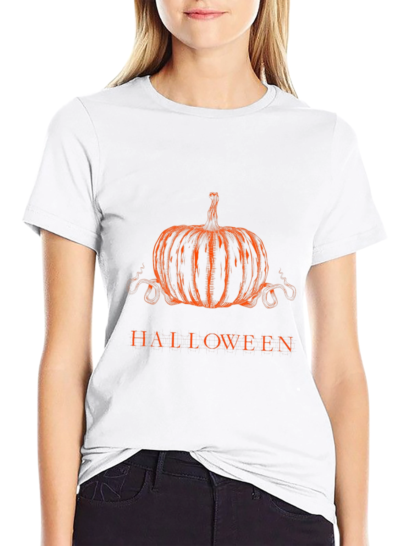Halloween Pumpkin Graphic Tee