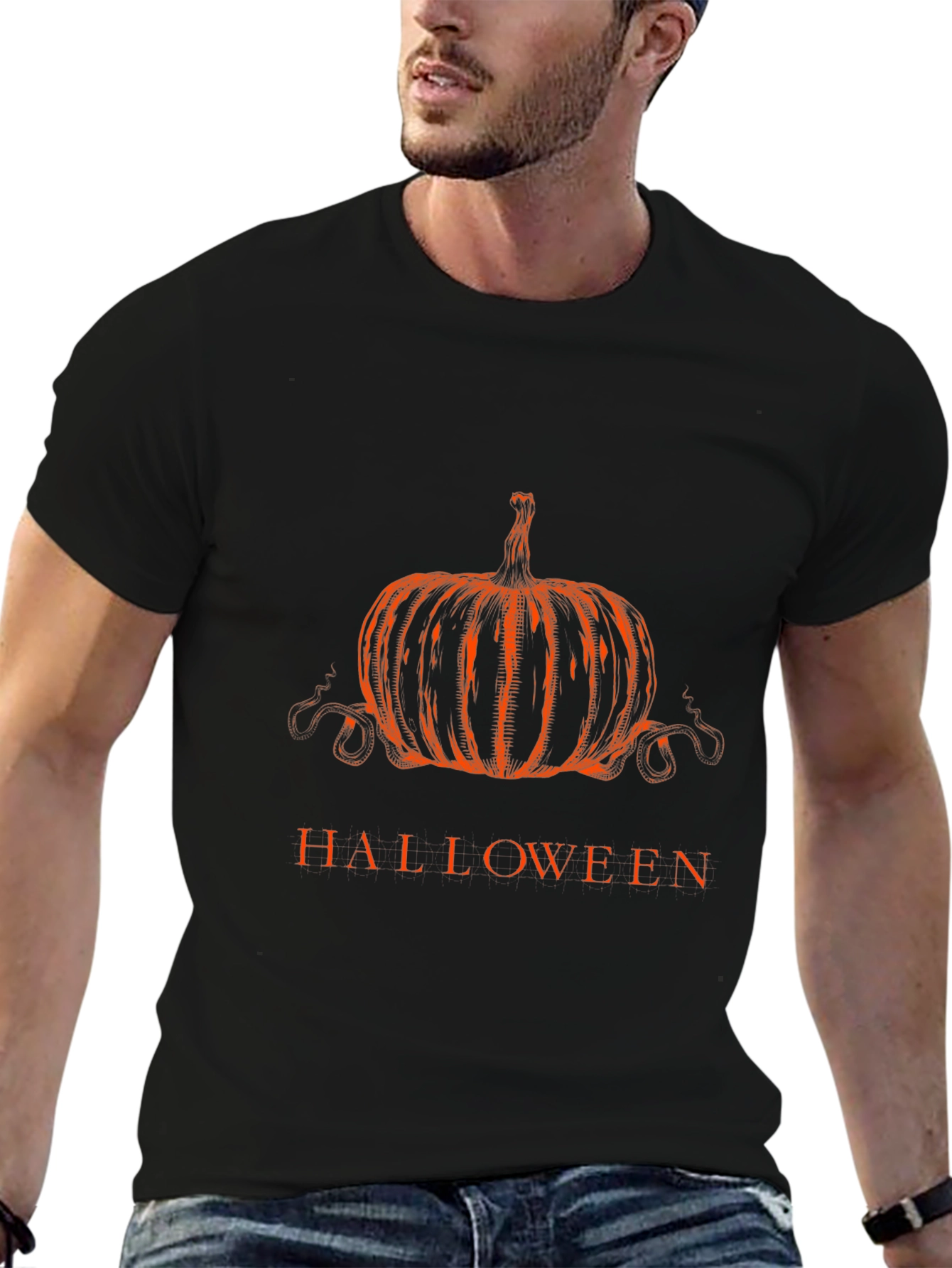 Halloween Pumpkin Graphic Tee