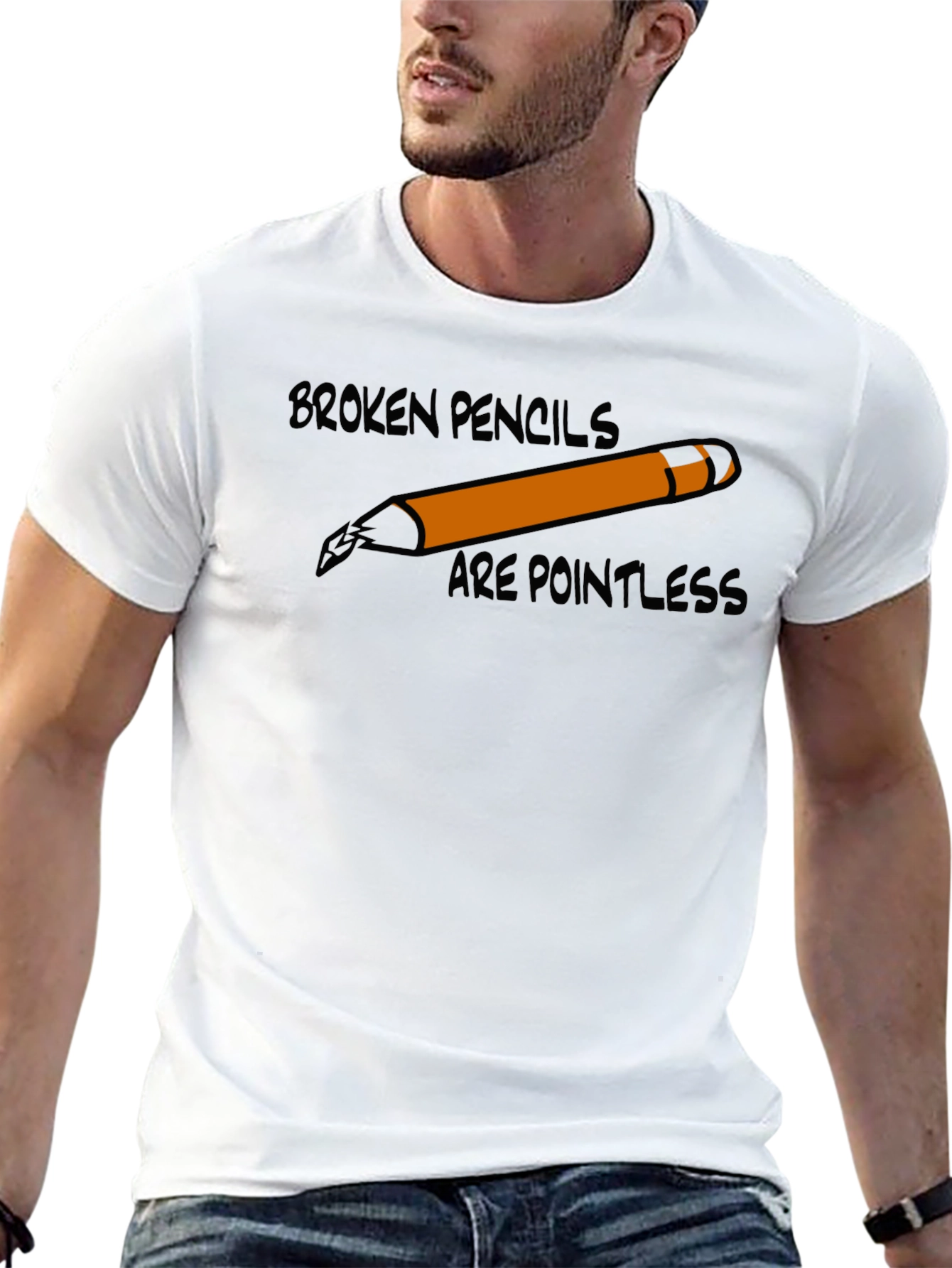 Pointless Pencils T-Shirt - Funny Graphic Tee