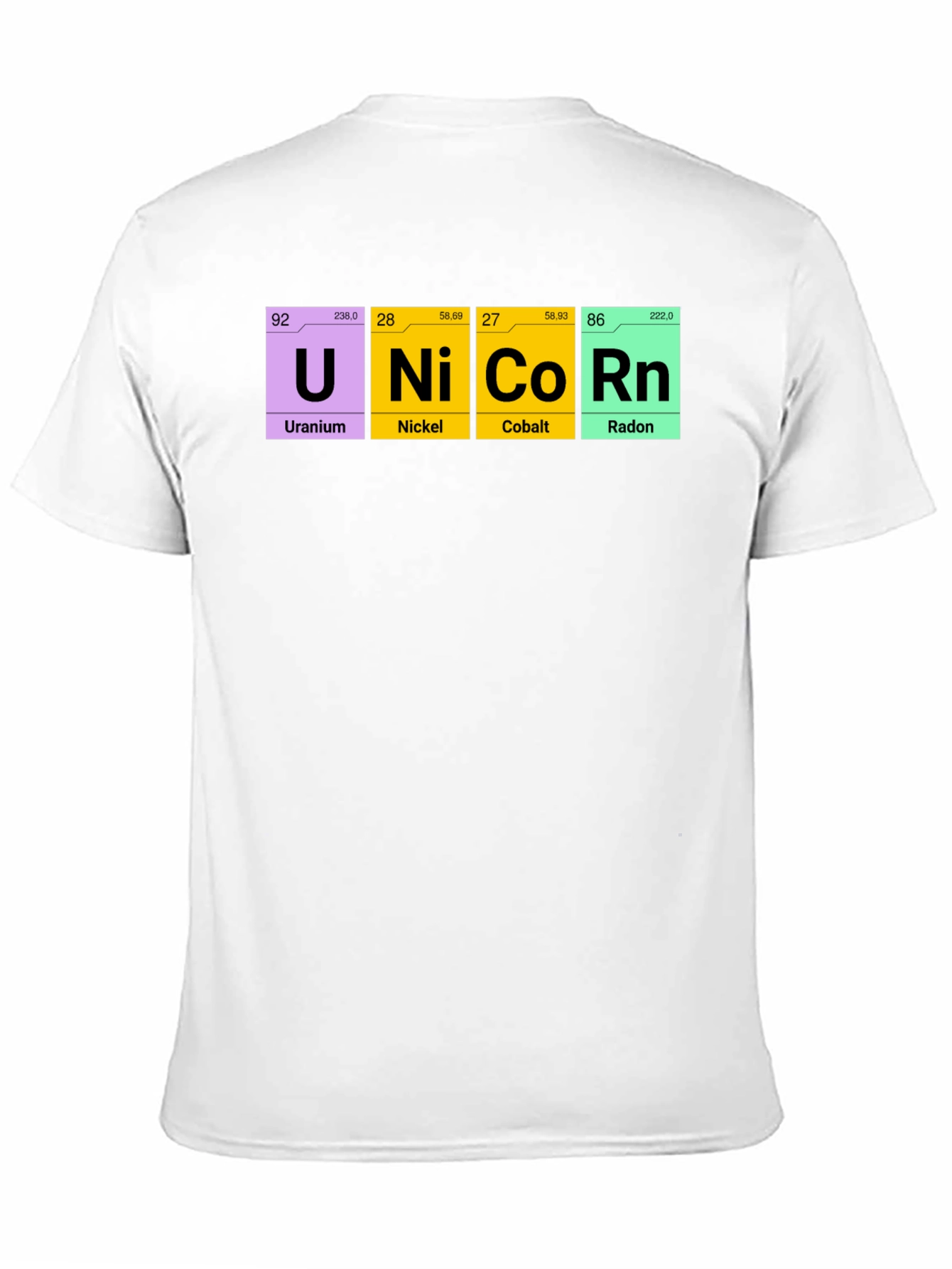 Unicorn Periodic Table Elements T-Shirt