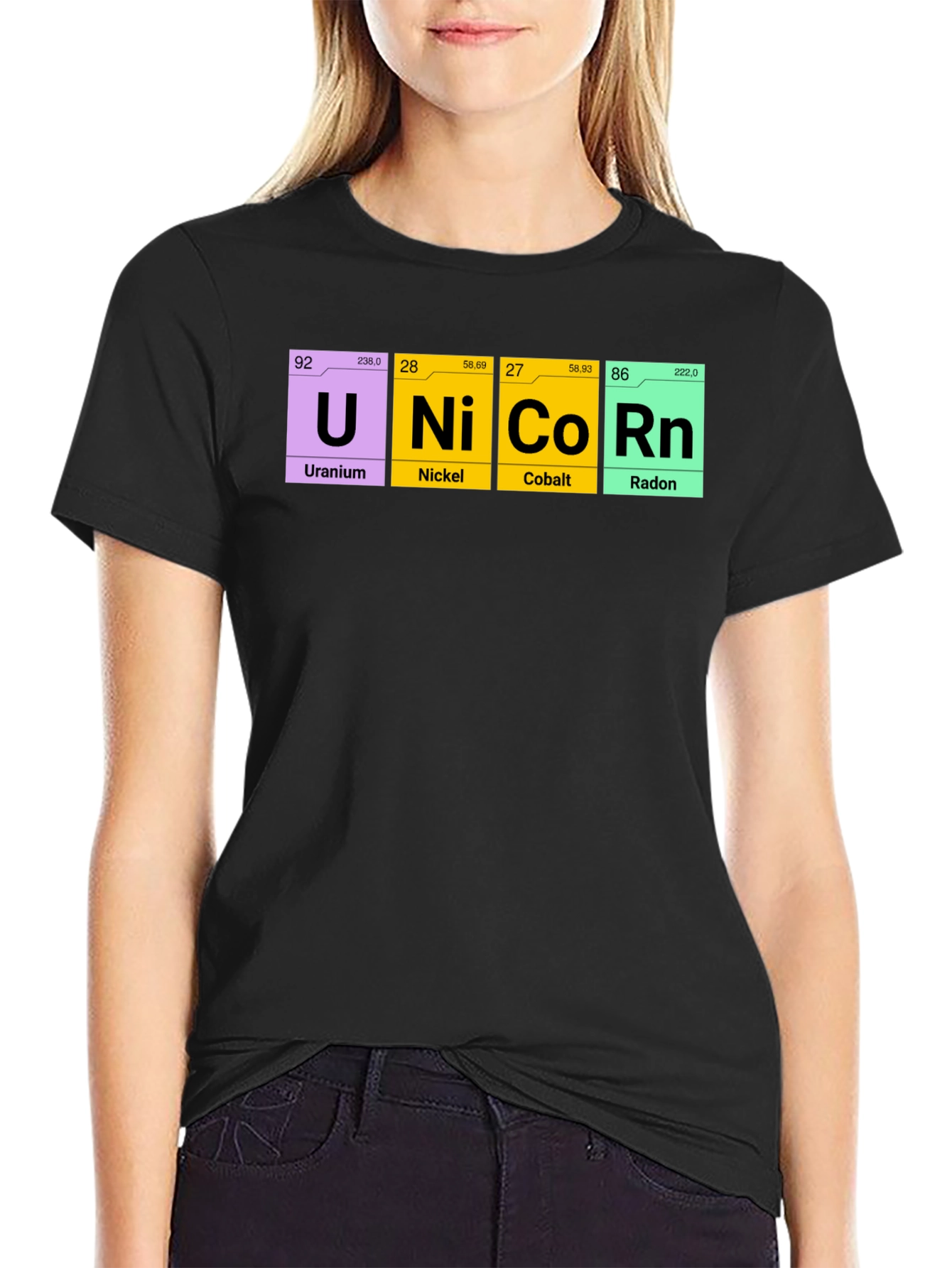 Unicorn Periodic Table Elements T-Shirt