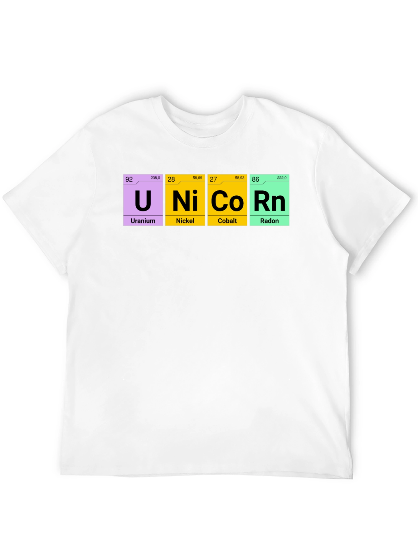 Unicorn Periodic Table Elements T-Shirt
