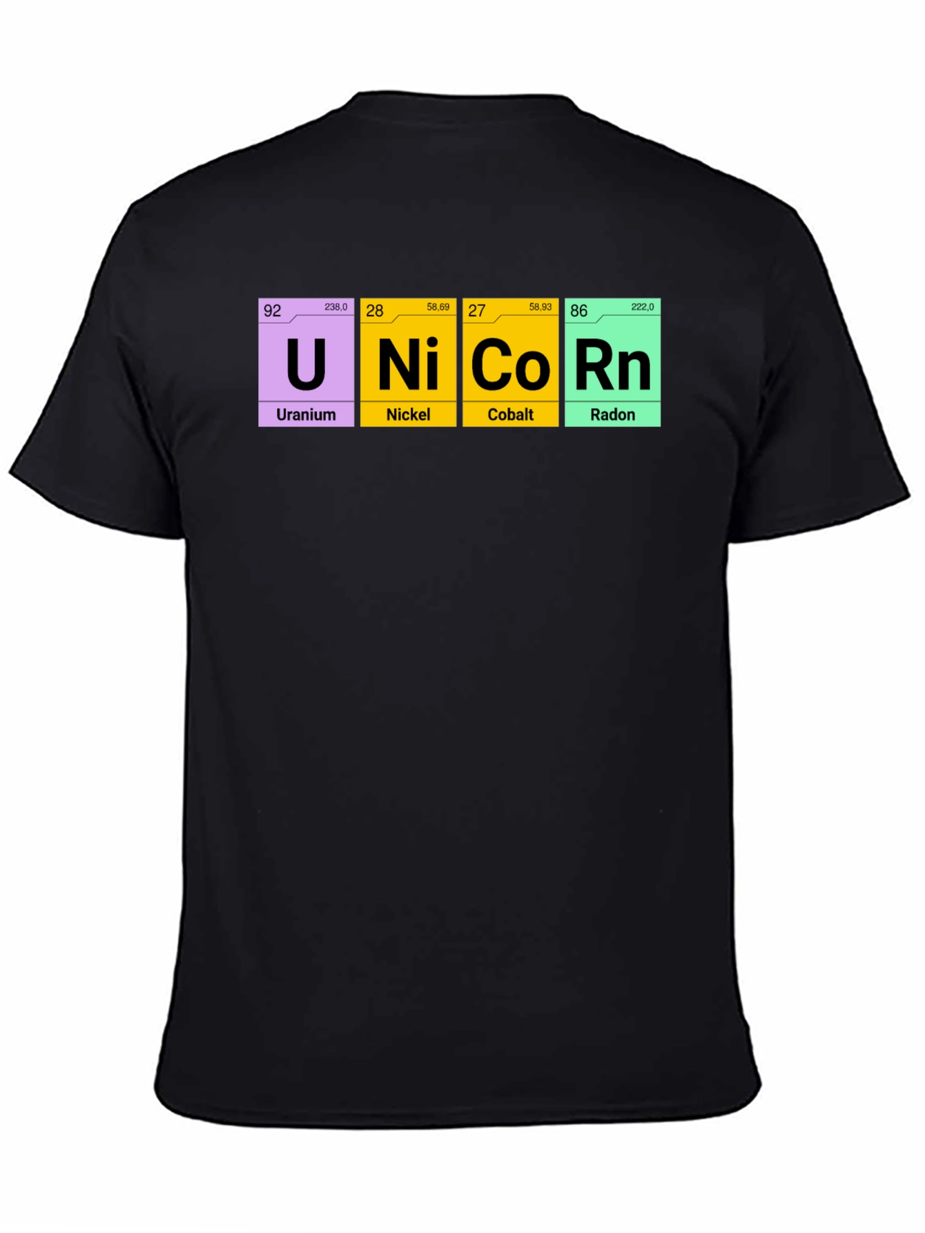 Unicorn Periodic Table Elements T-Shirt