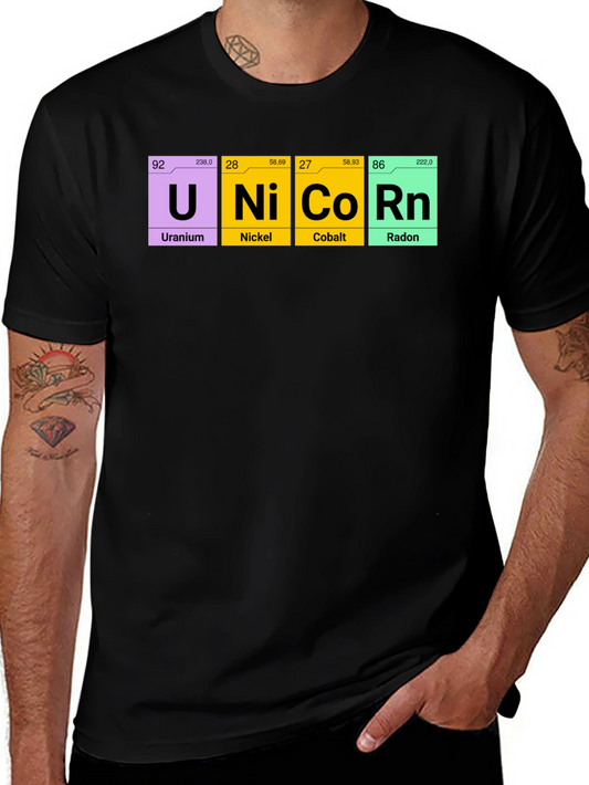 Unicorn Periodic Table Elements T-Shirt