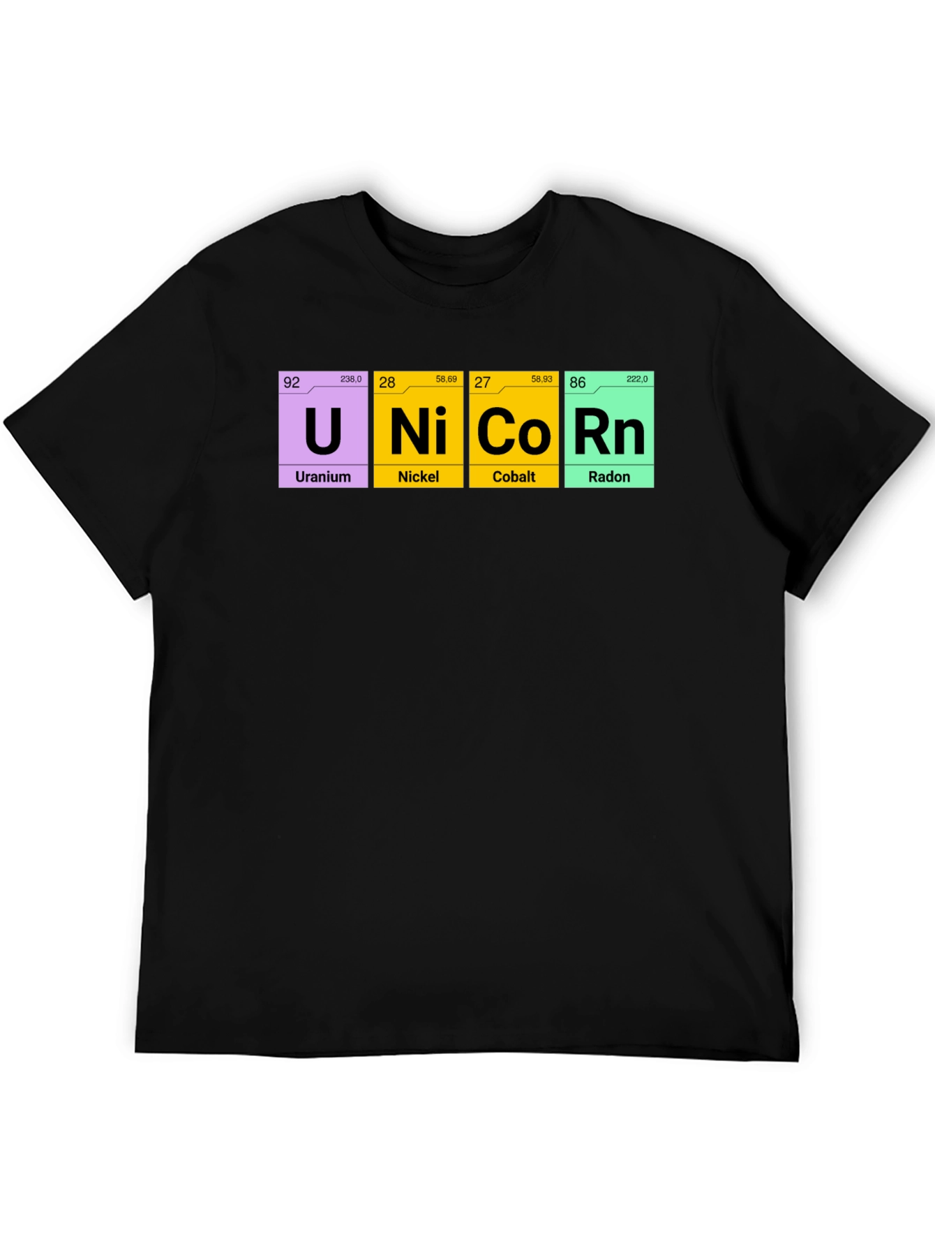 Unicorn Periodic Table Elements T-Shirt