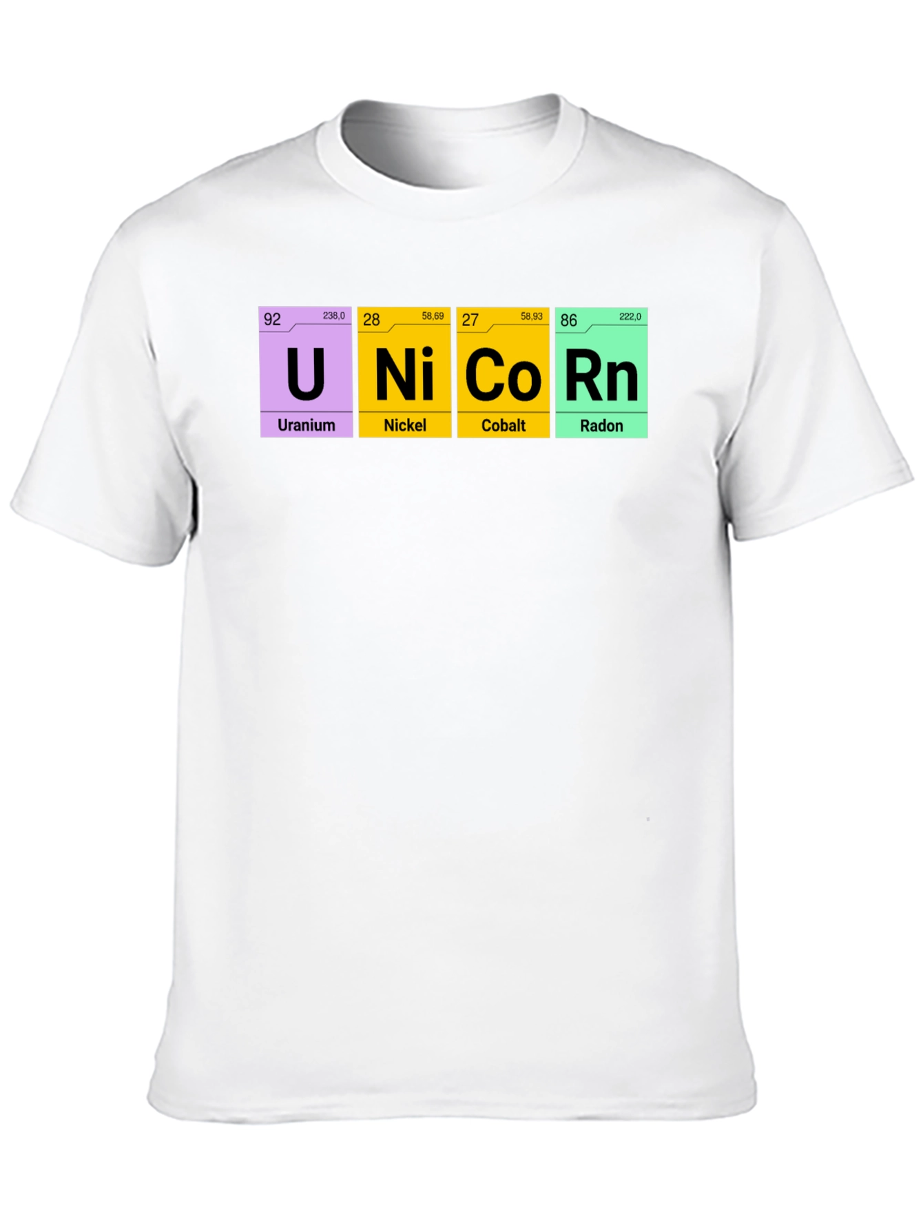 Unicorn Periodic Table Elements T-Shirt