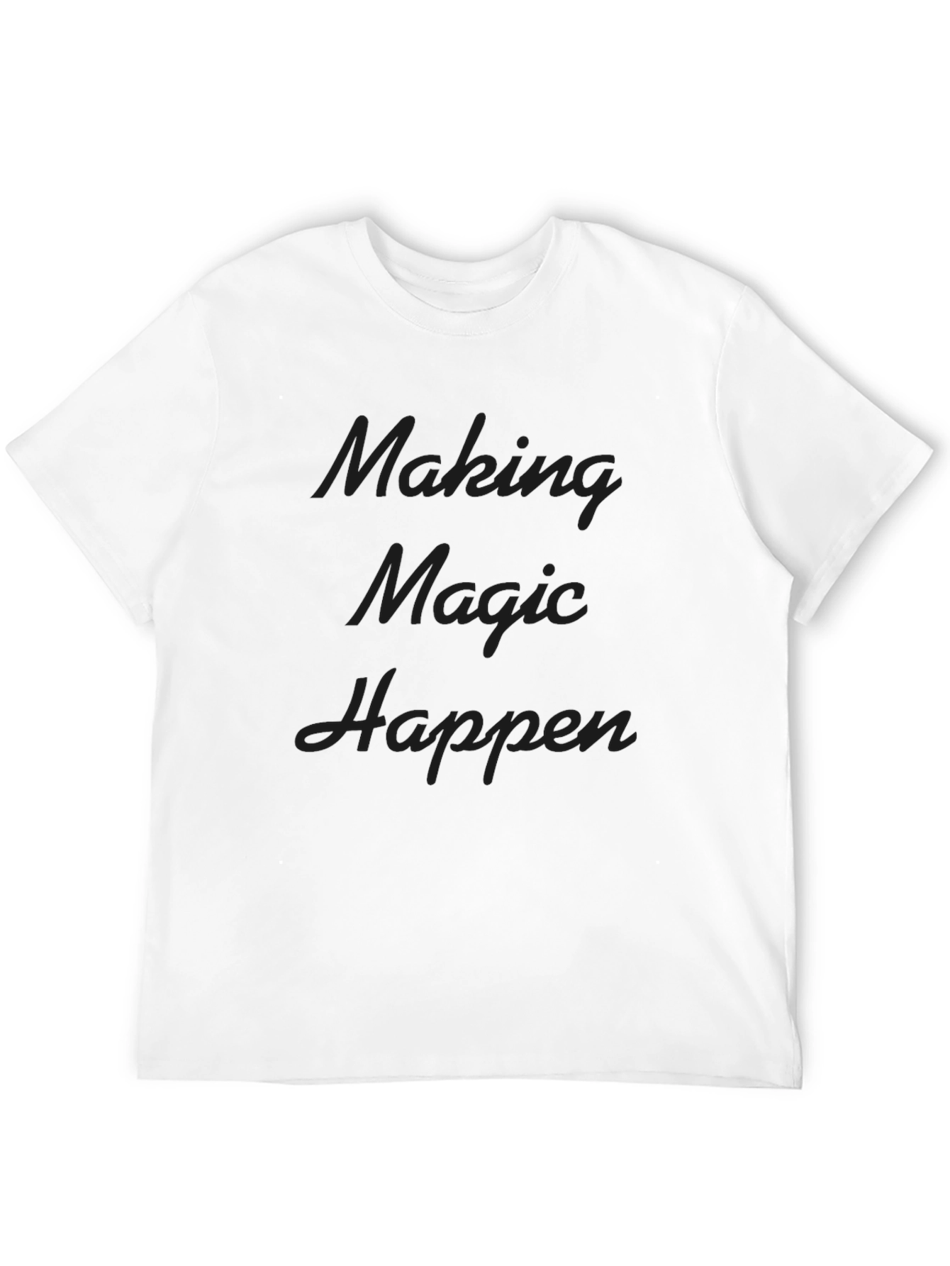Making Magic Happen Black Graphic Tee