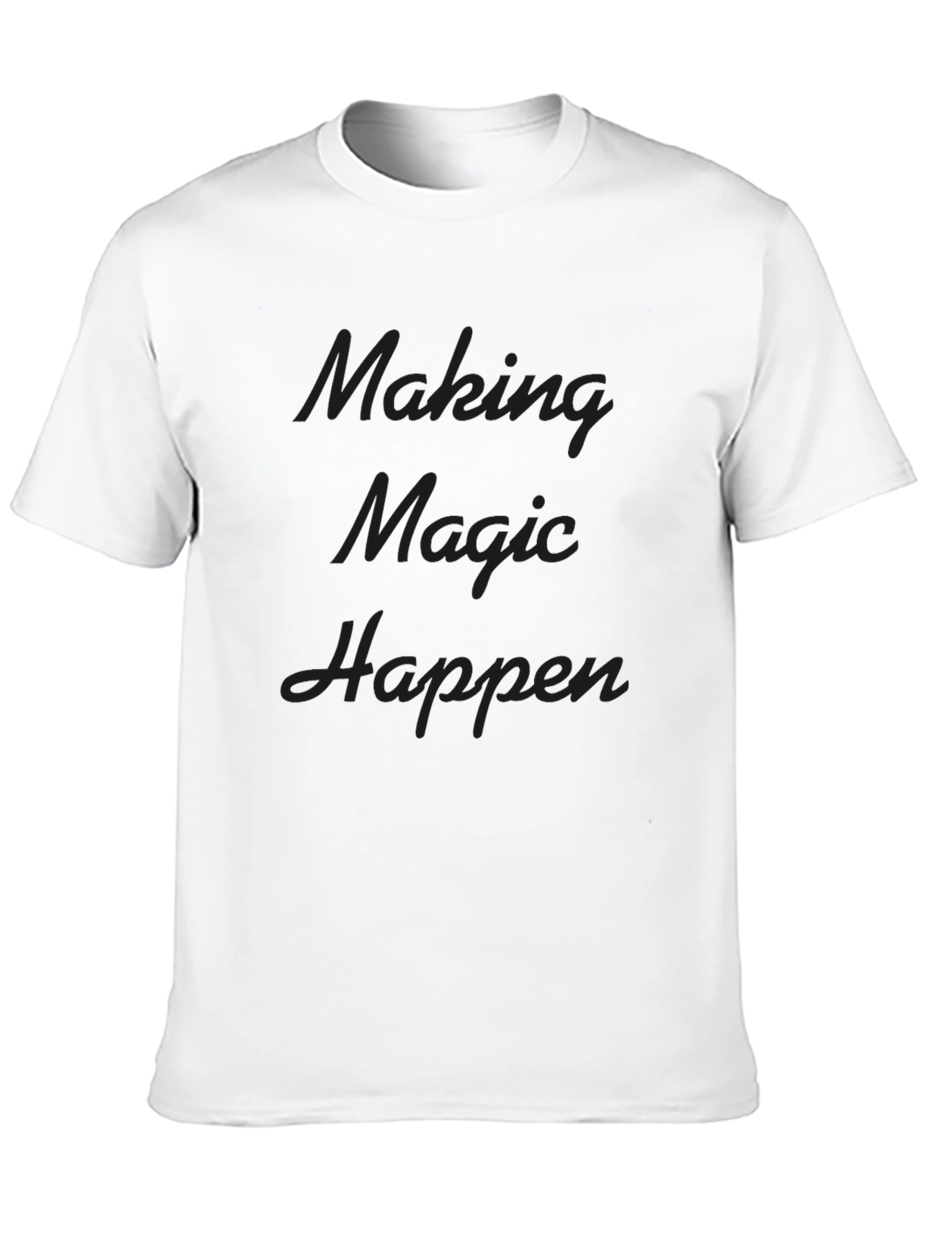 Making Magic Happen Black Graphic Tee