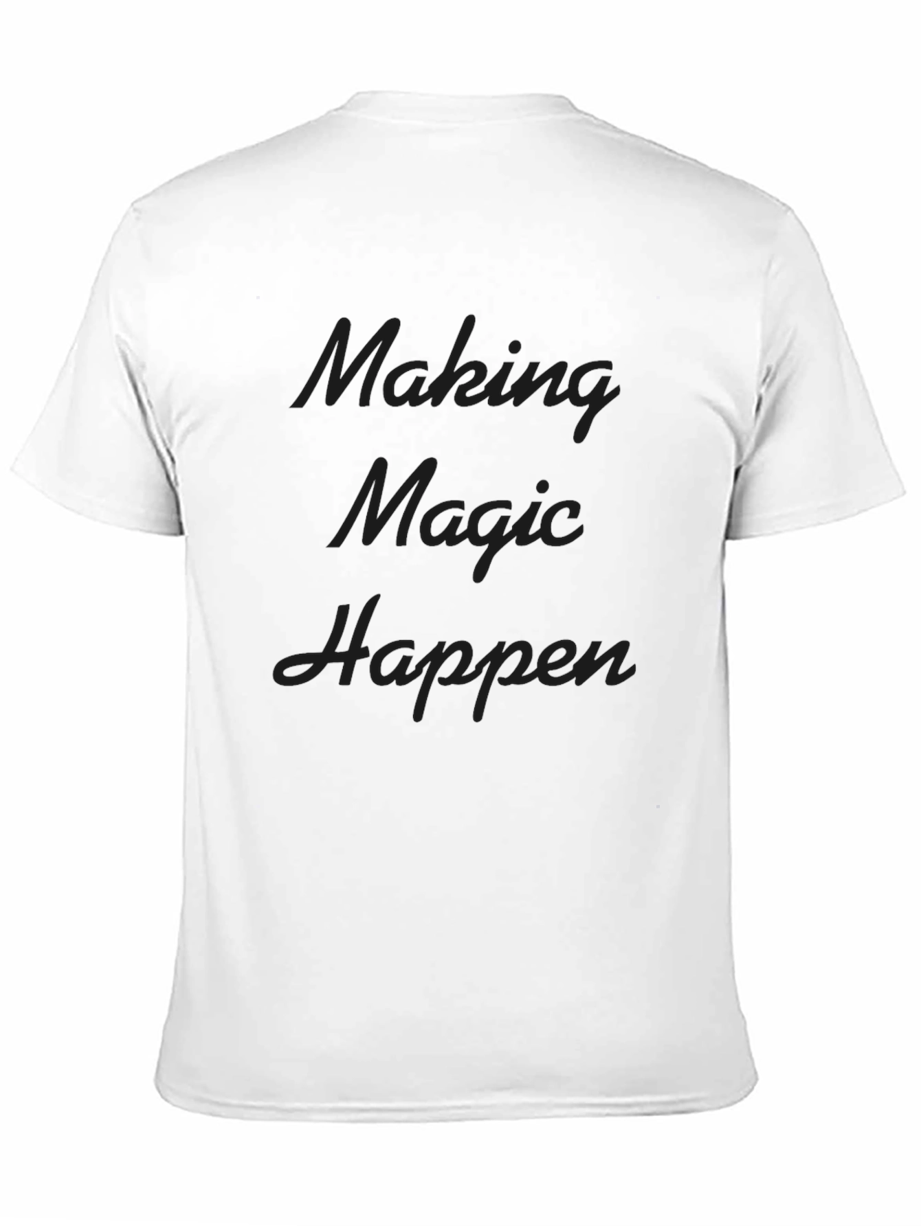 Making Magic Happen Black Graphic Tee