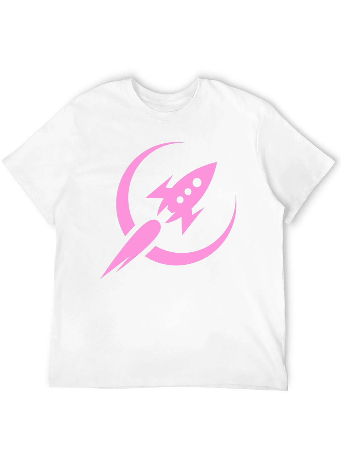 Rocket to the Moon Graphic Tee - Black