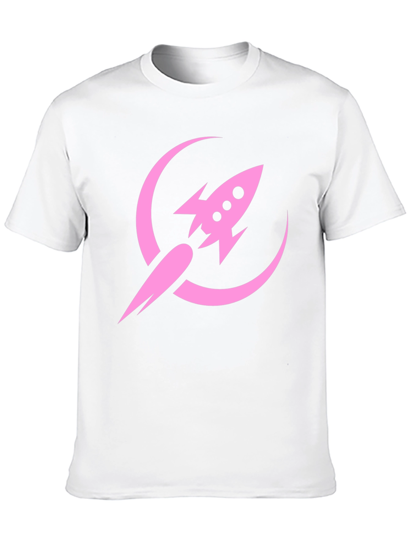 Rocket to the Moon Graphic Tee - Black
