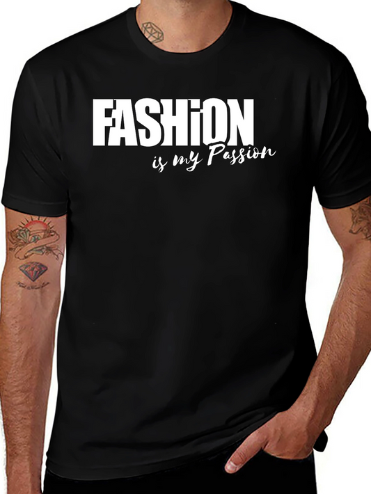 Fashion is my Passion Graphic Tee - Black