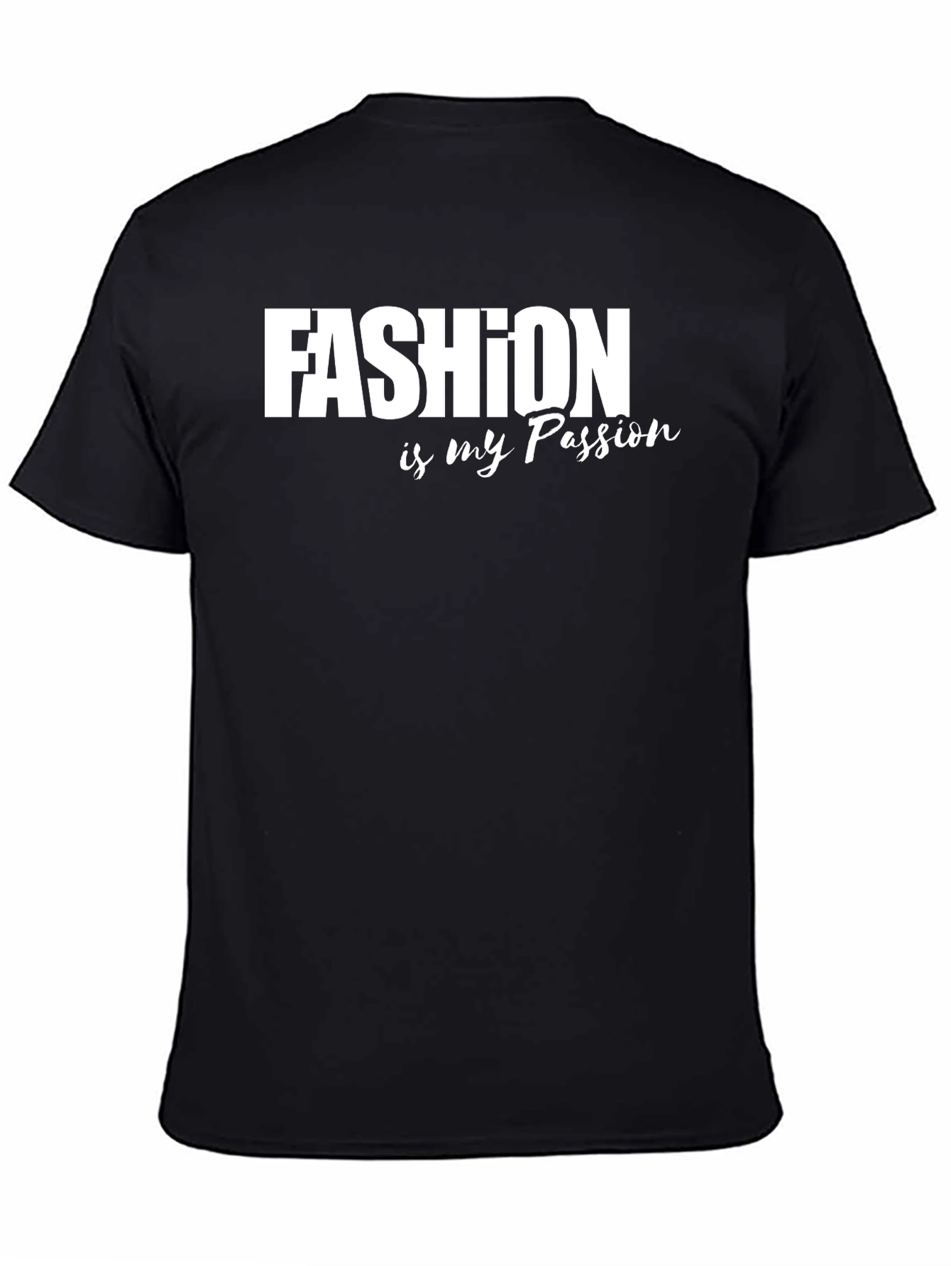 Fashion is my Passion Graphic Tee - Black