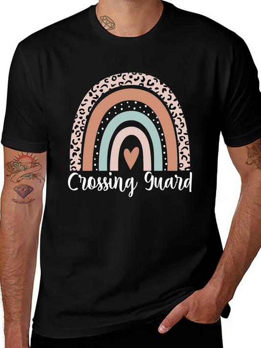 Crossing Guard Rainbow Heart T-Shirt