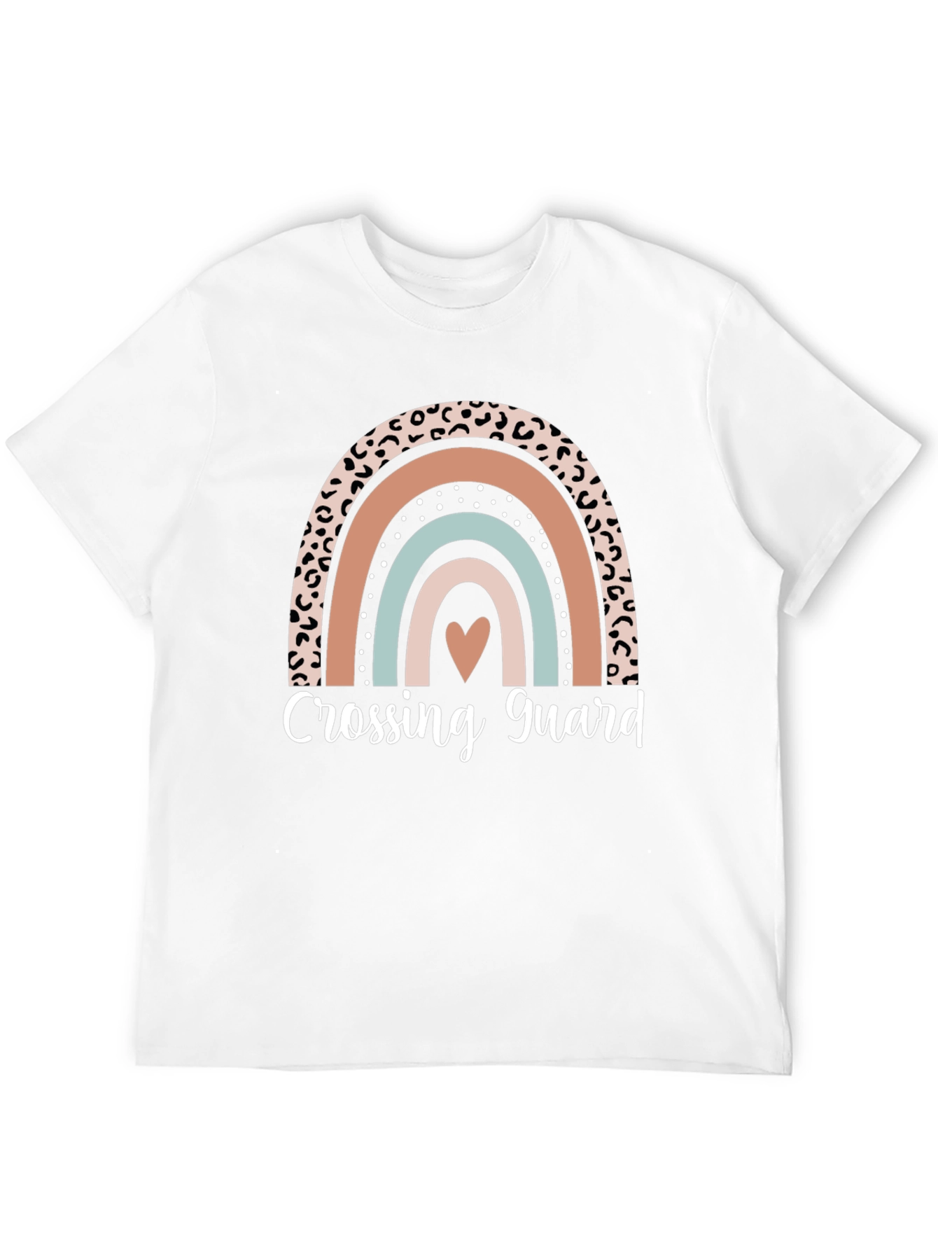 Crossing Guard Rainbow Heart T-Shirt