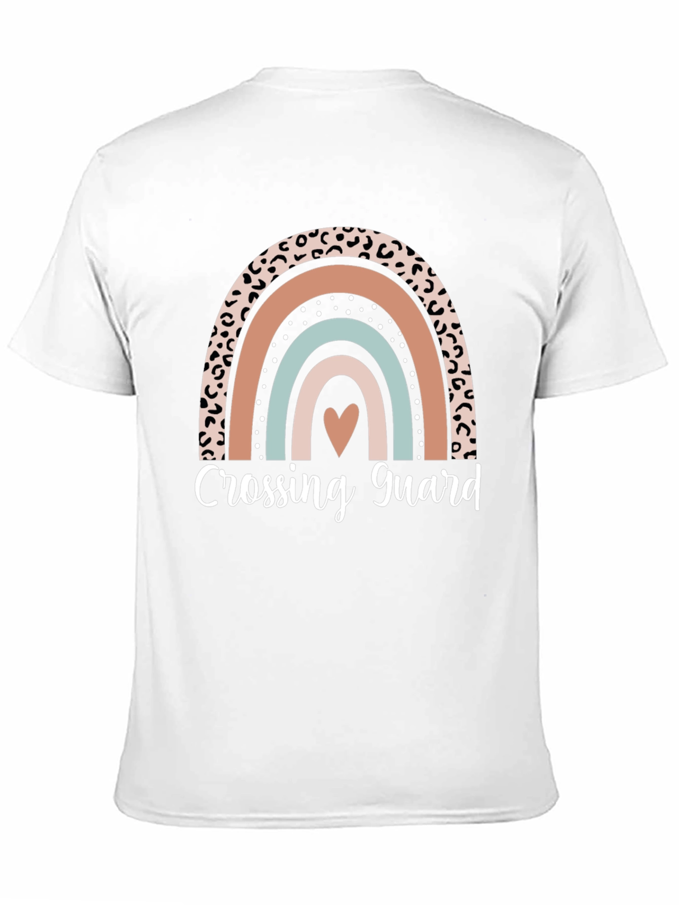Crossing Guard Rainbow Heart T-Shirt