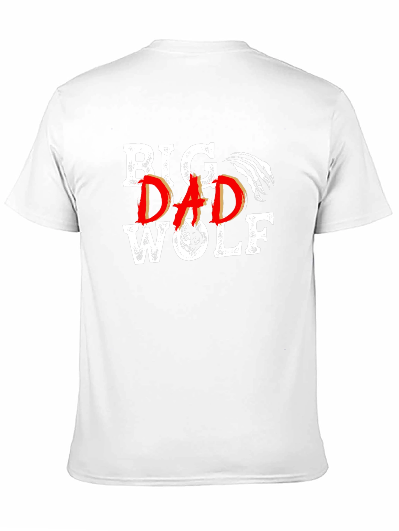 Big Dad Wolf Black Graphic Tee