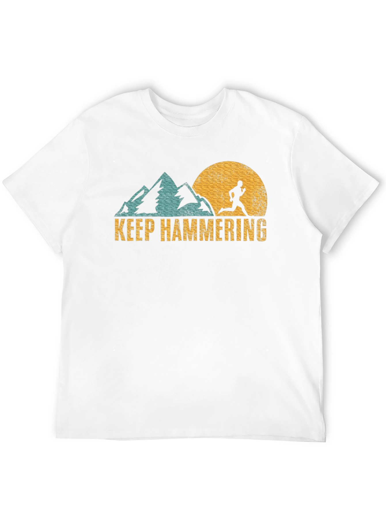 Keep Hammering Graphic Tee - Run the Mountains