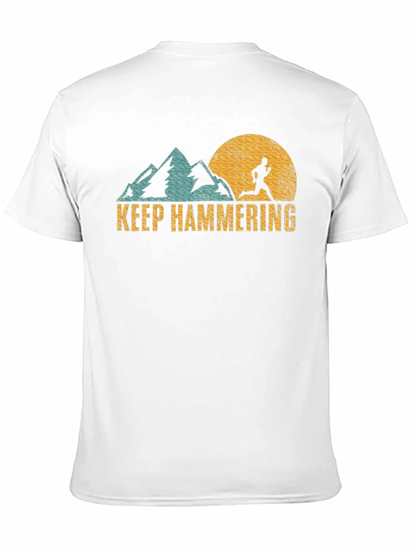 Keep Hammering Graphic Tee - Run the Mountains