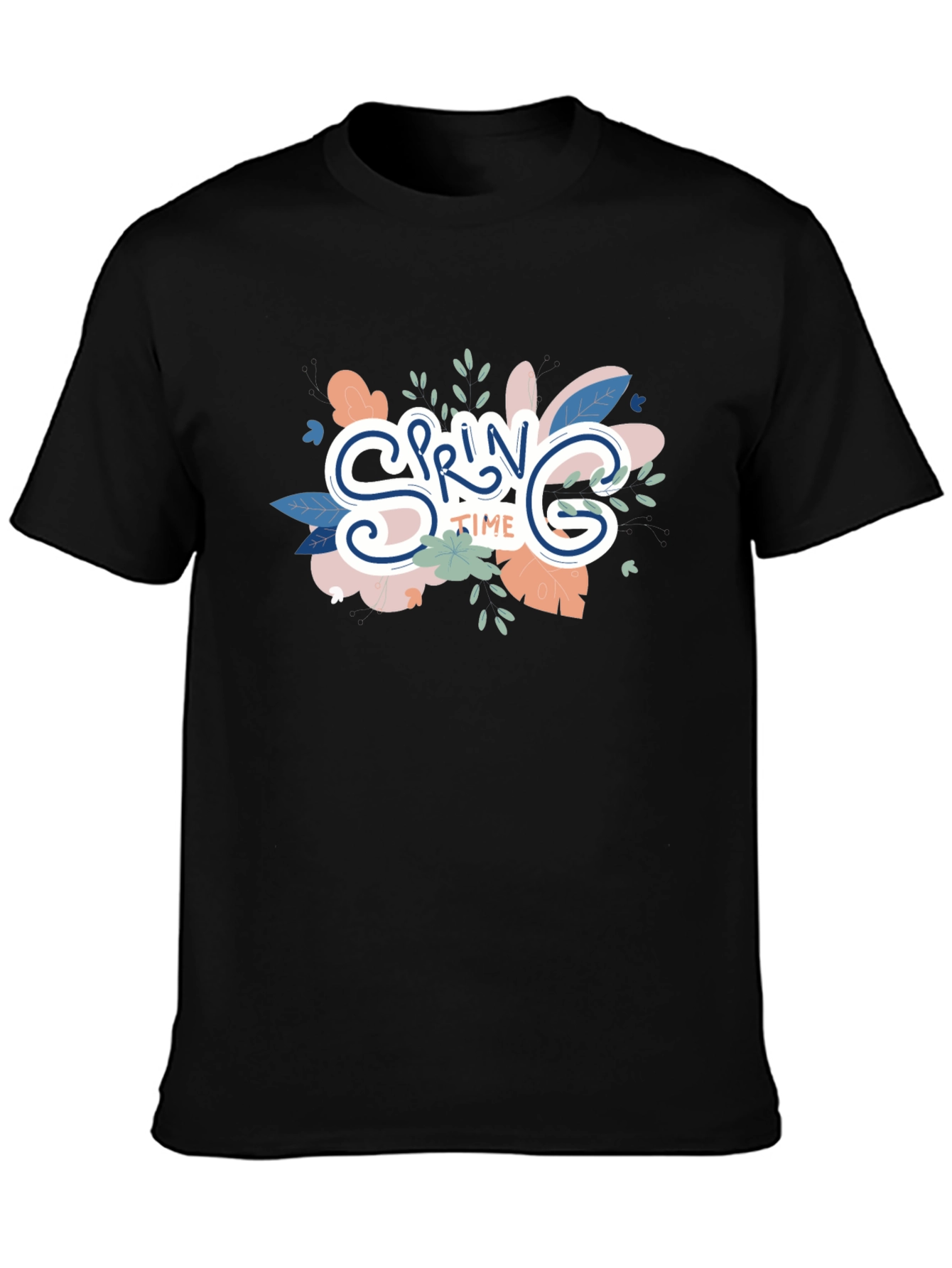 Spring Time Graphic Tee - Trendy Floral Design