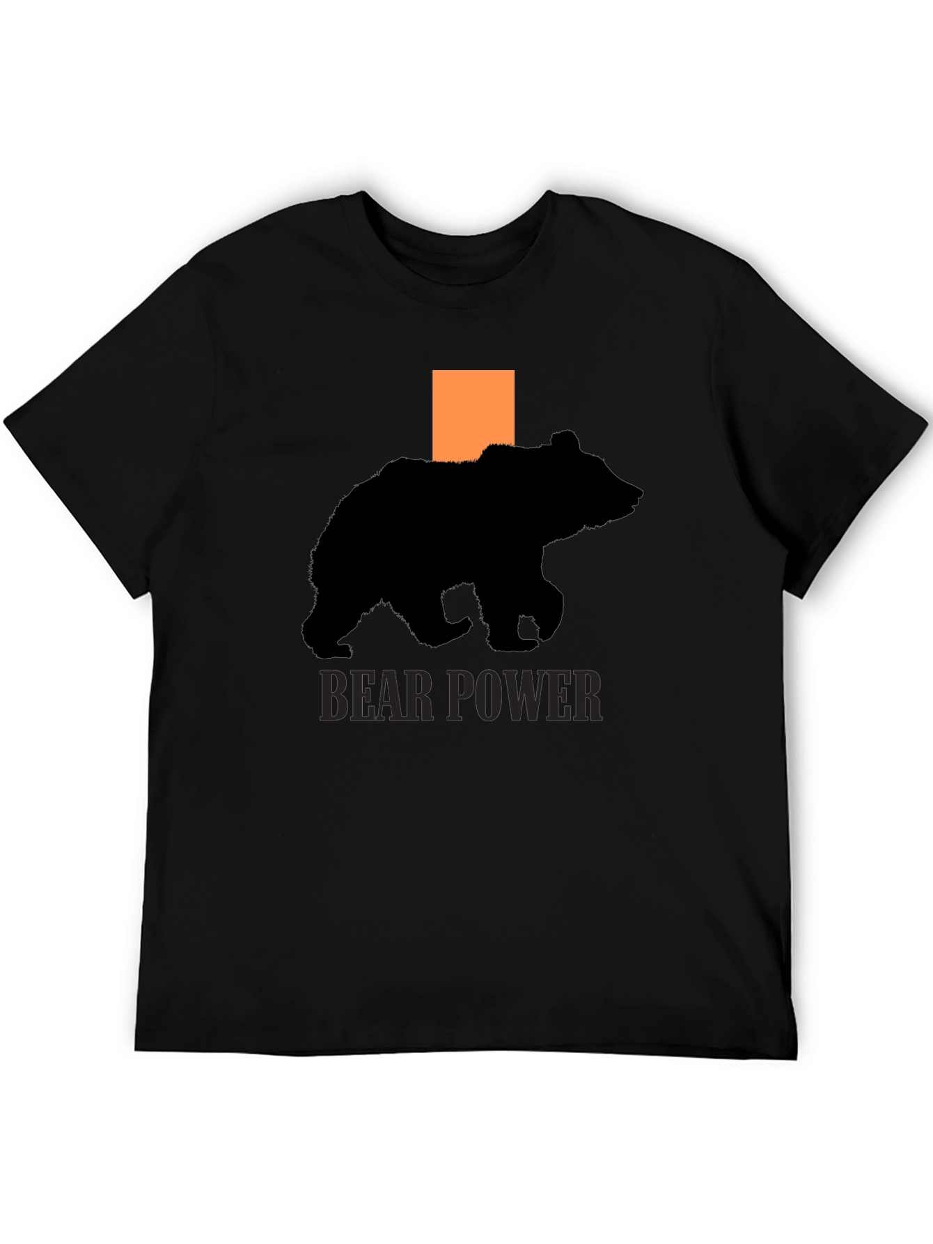 Bear Power T-Shirt - Black Graphic Tee
