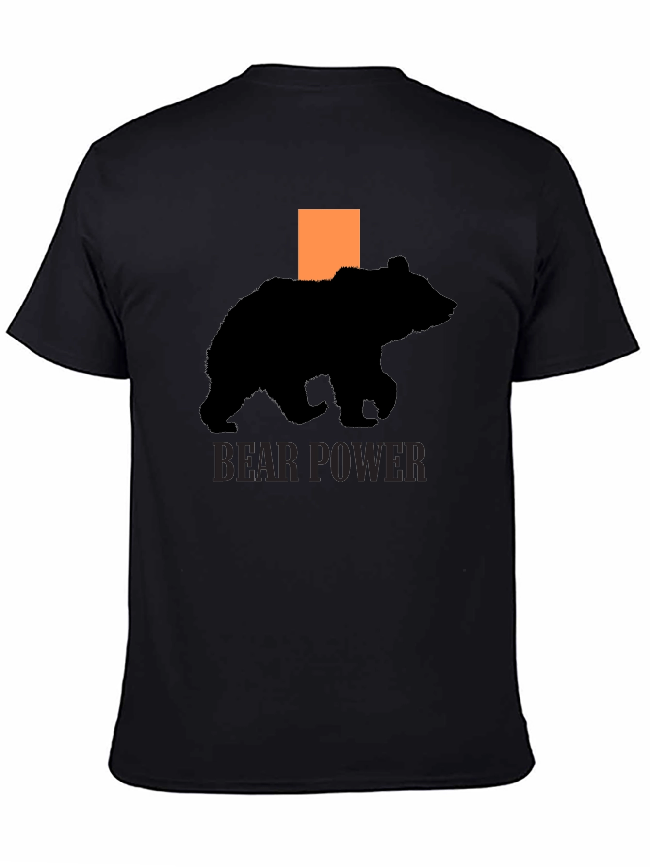 Bear Power T-Shirt - Black Graphic Tee