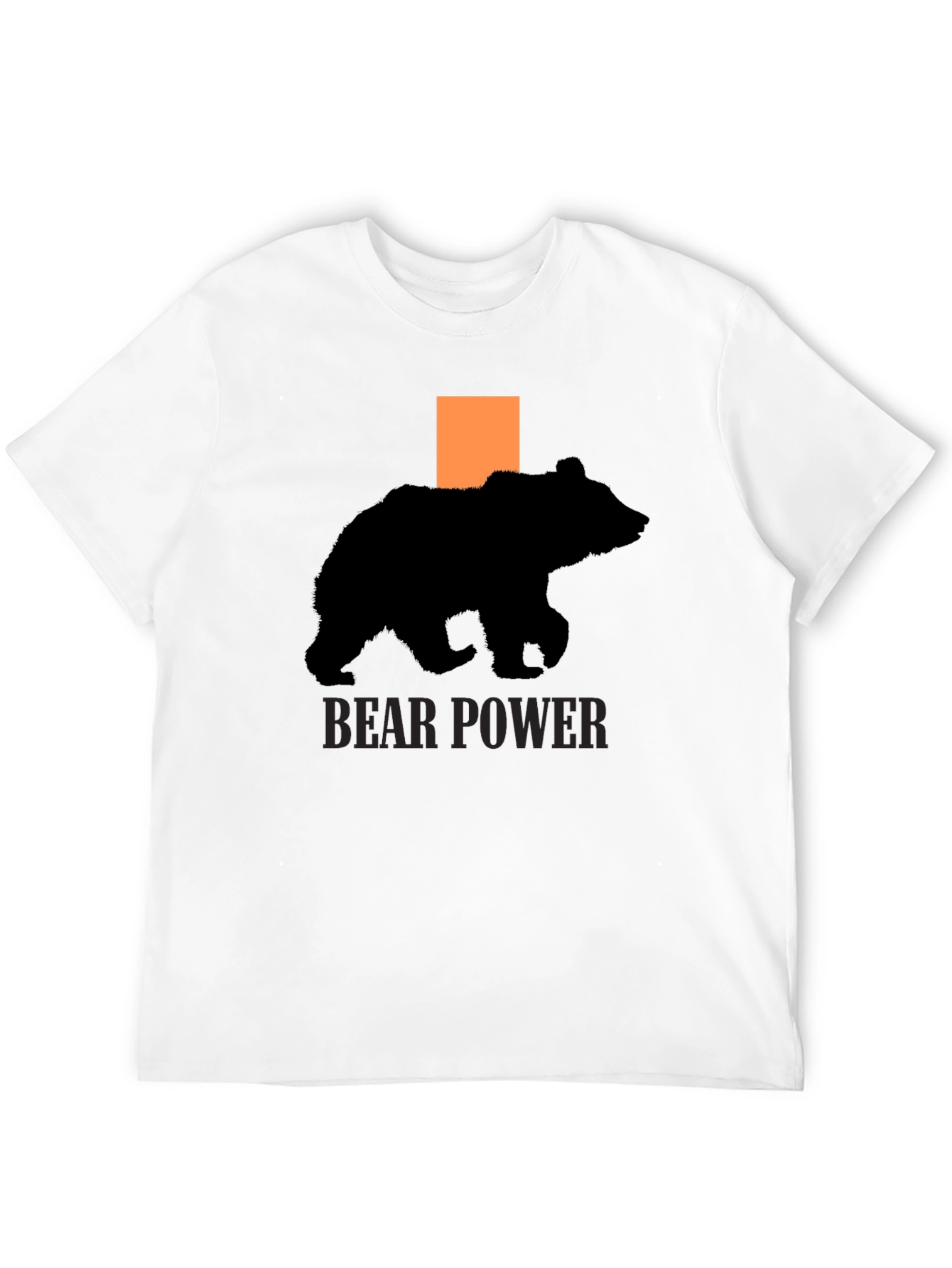 Bear Power T-Shirt - Black Graphic Tee