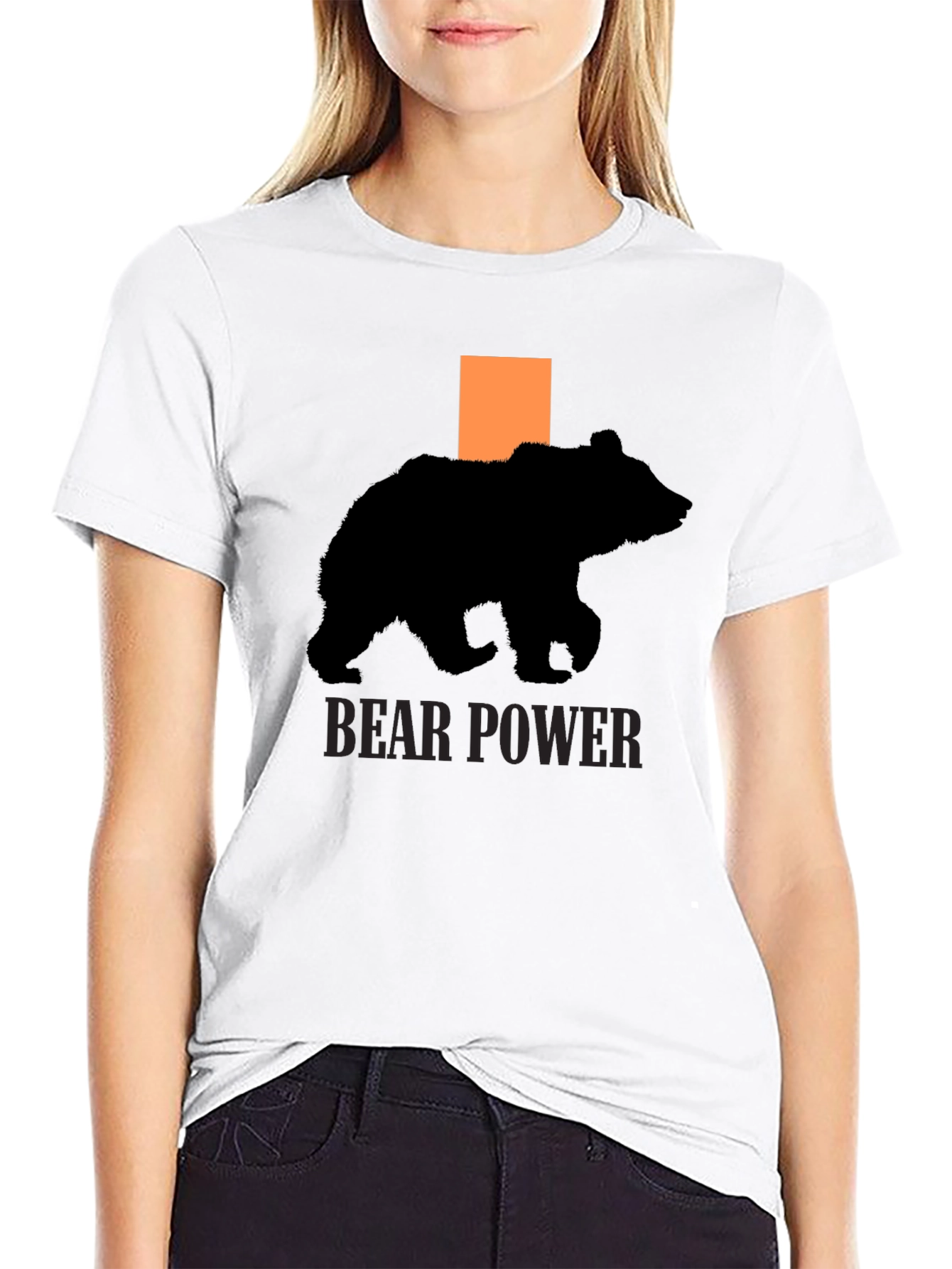 Bear Power T-Shirt - Black Graphic Tee