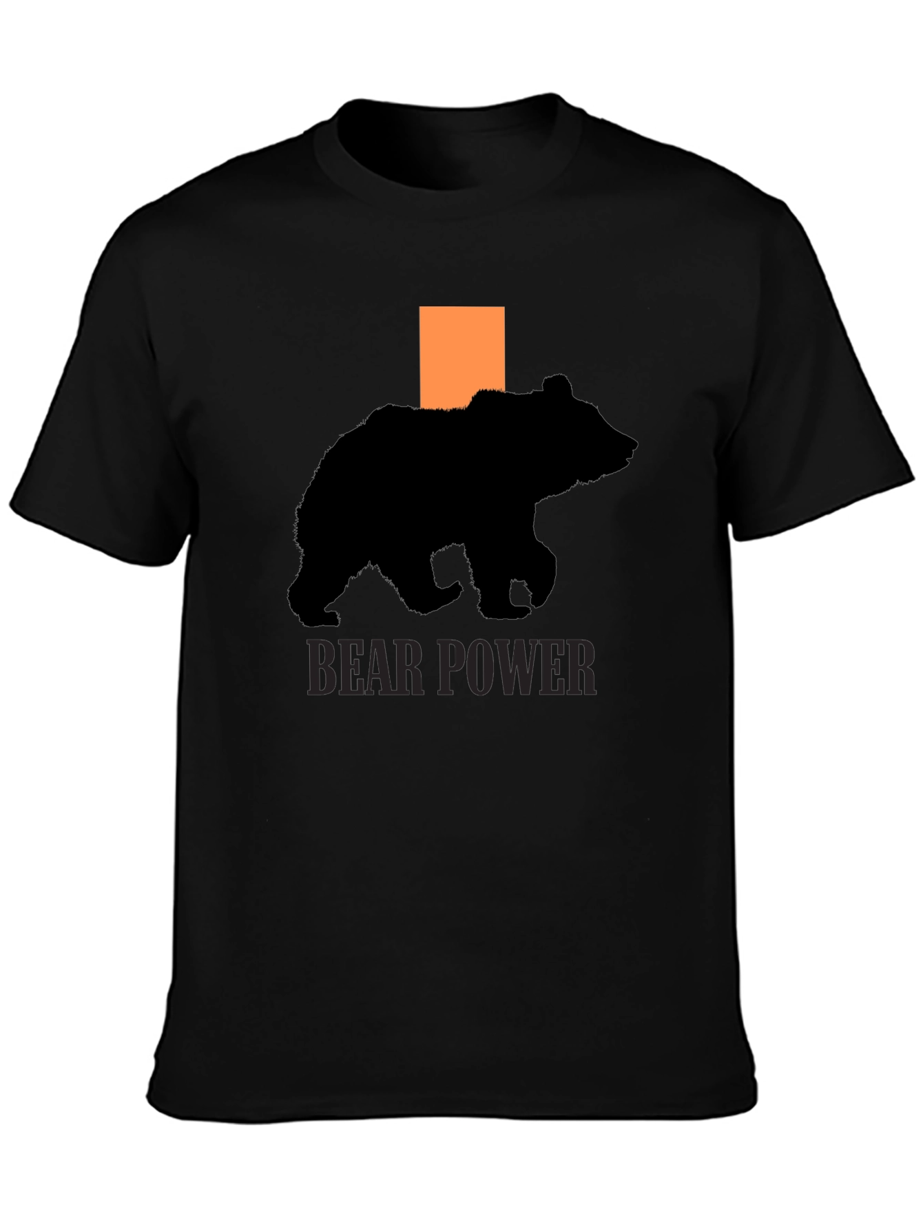 Bear Power T-Shirt - Black Graphic Tee