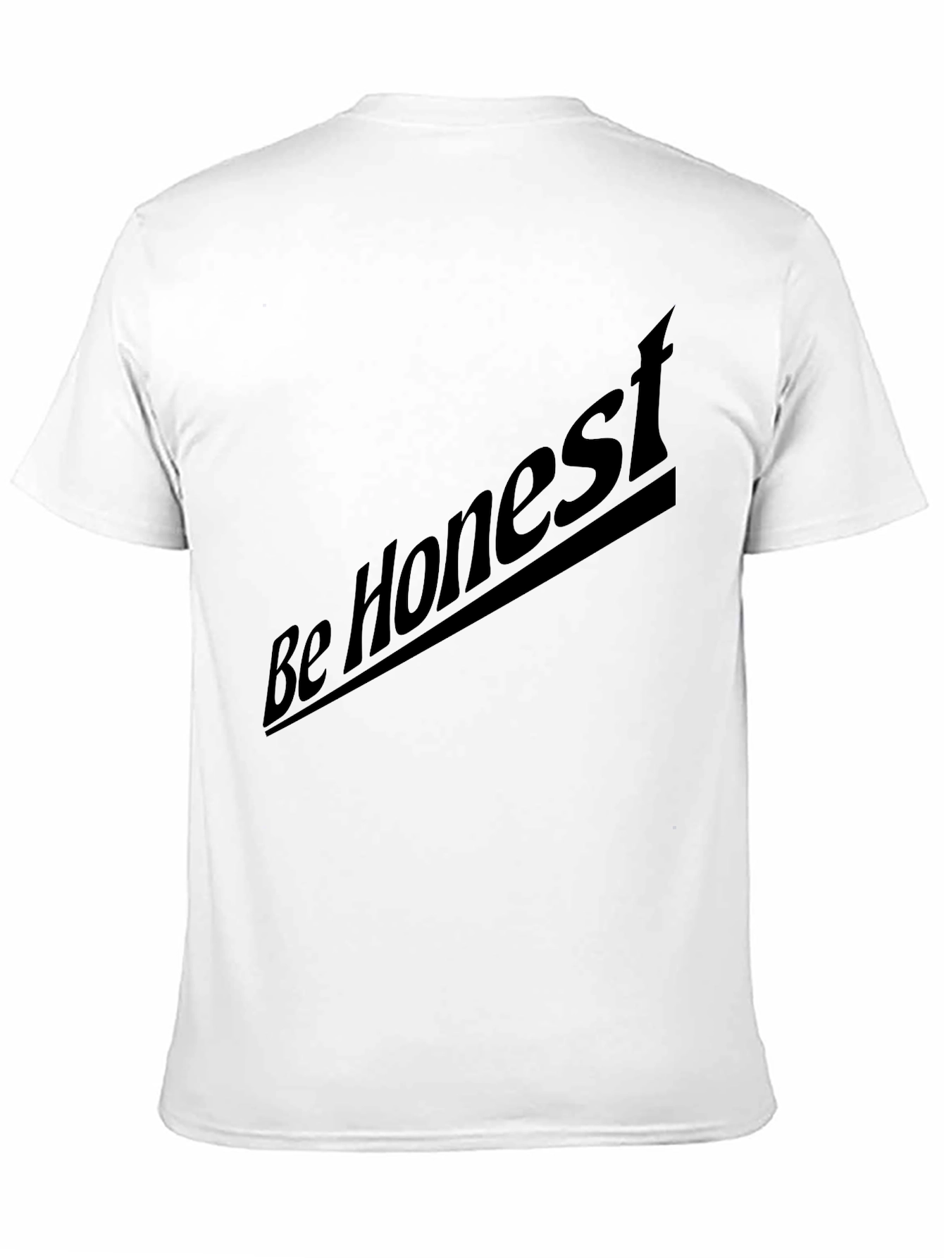 Be Honest Black T-Shirt - Stylish & Comfortable