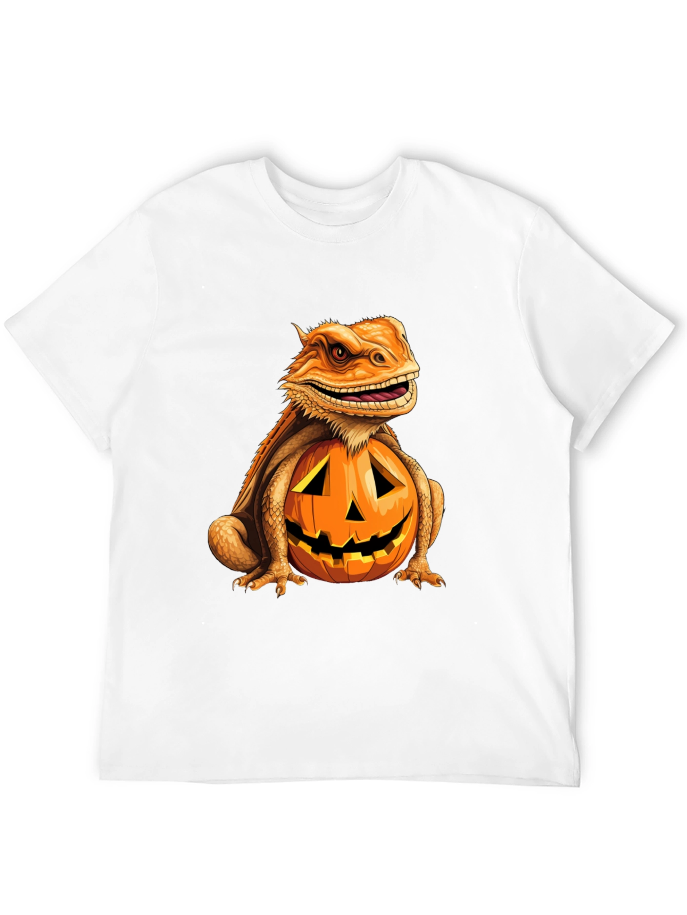 Bearded Dragon Pumpkin Halloween T-Shirt