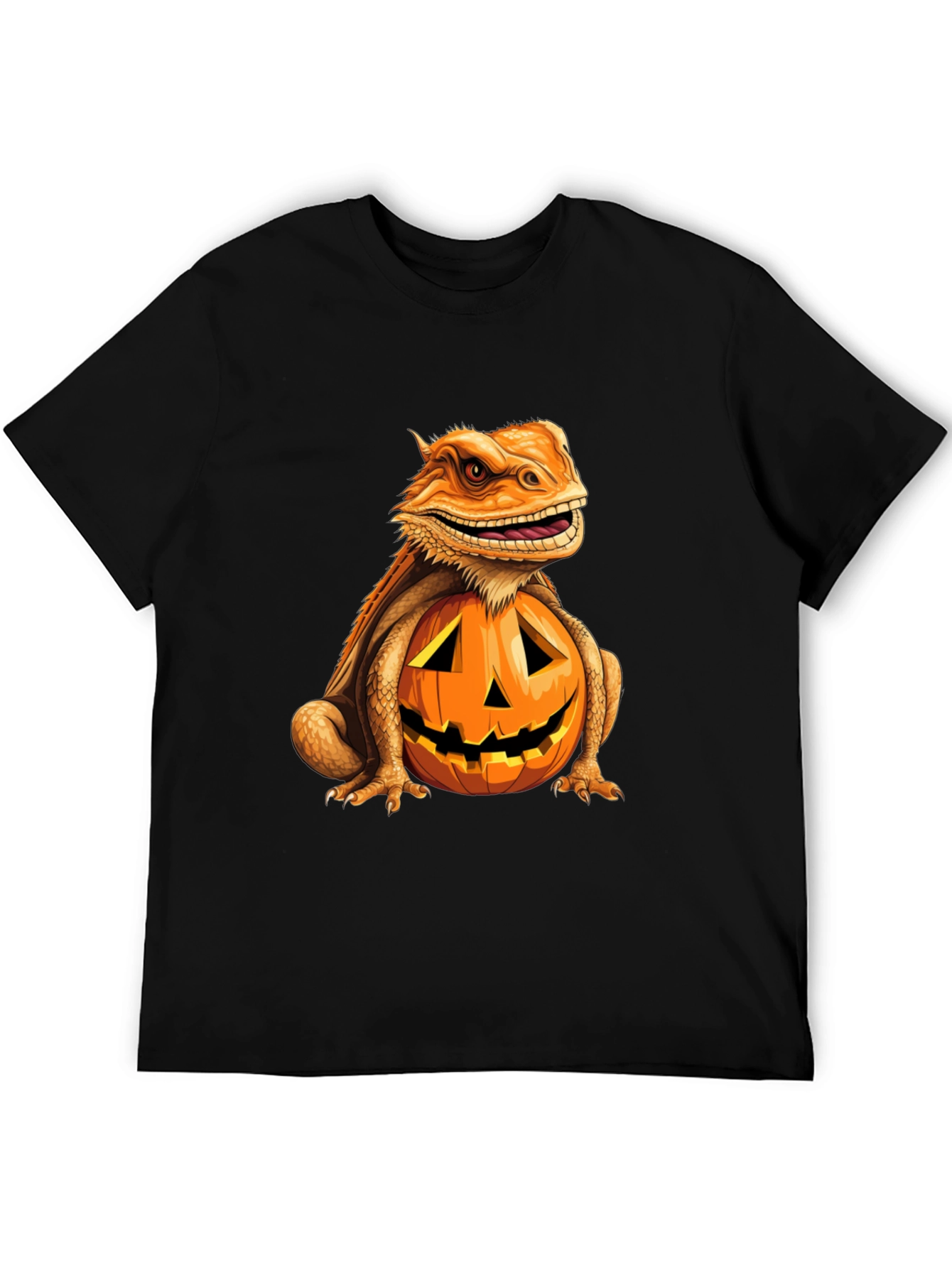 Bearded Dragon Pumpkin Halloween T-Shirt