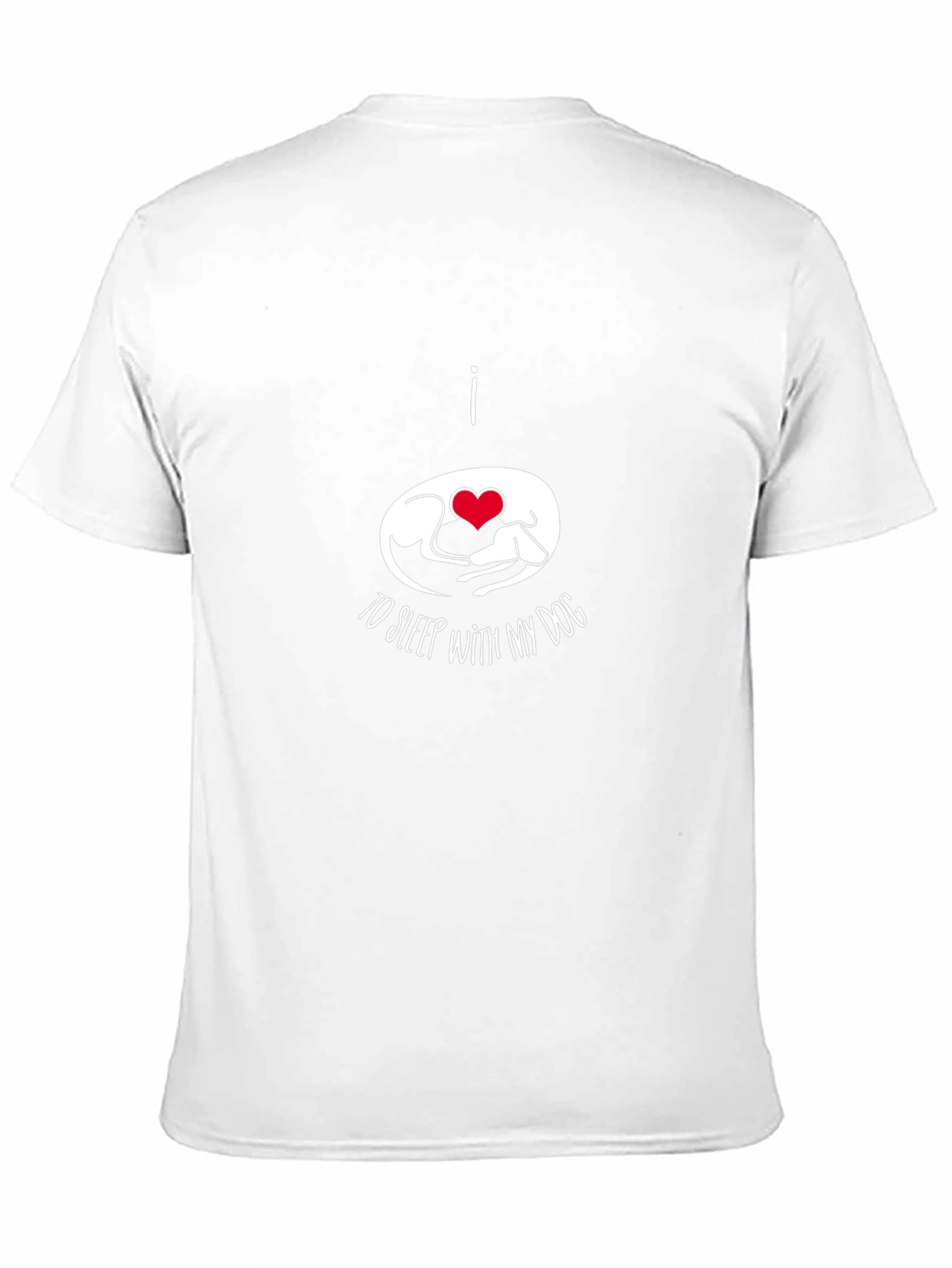 I Love to Sleep With My Dog Graphic T-Shirt