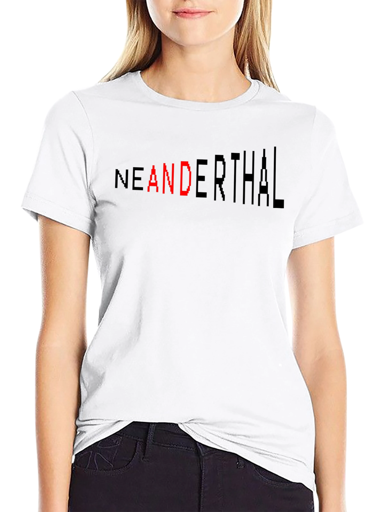 Neanderthal Graphic T-Shirt - Modern Twist on Prehistoric
