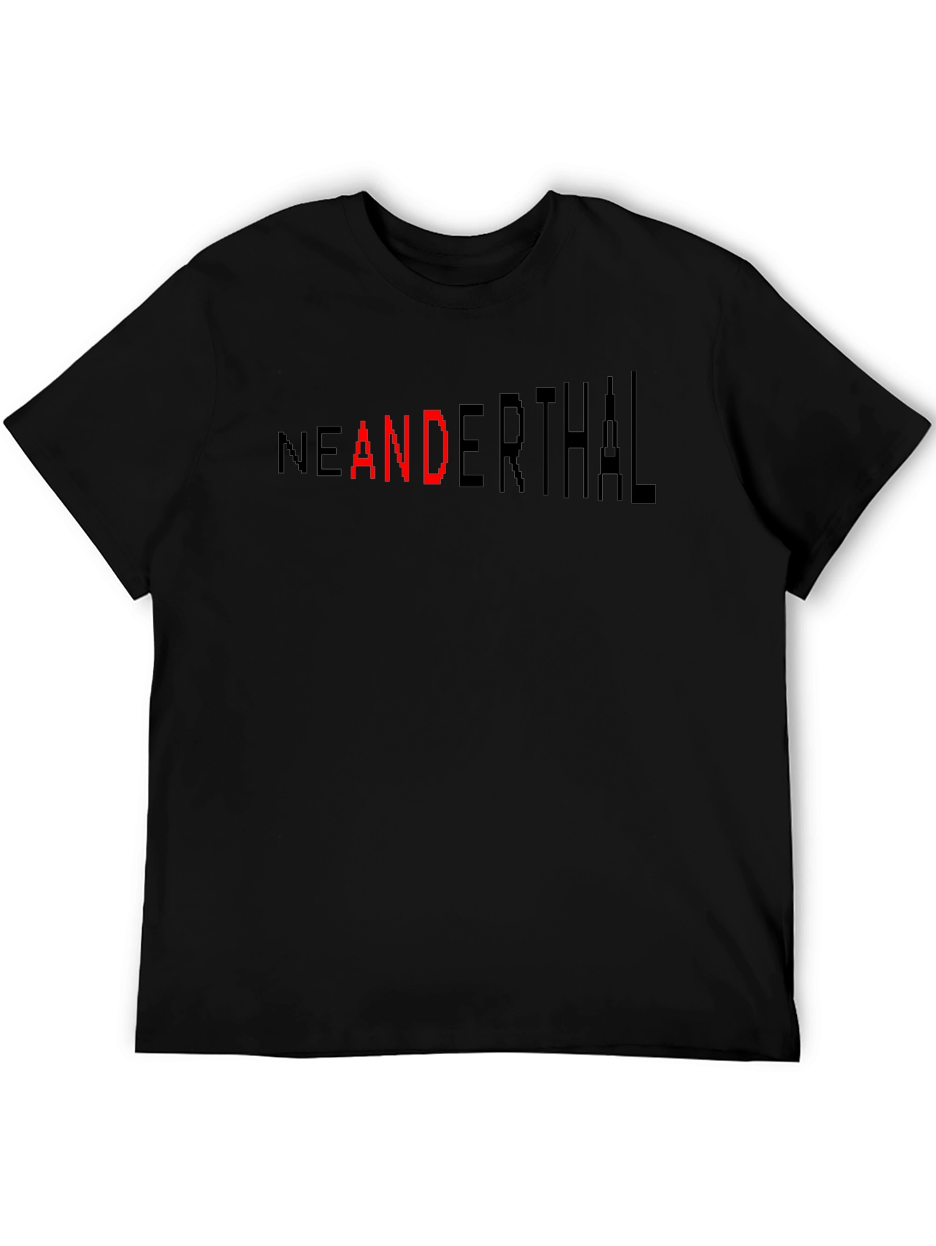 Neanderthal Graphic T-Shirt - Modern Twist on Prehistoric