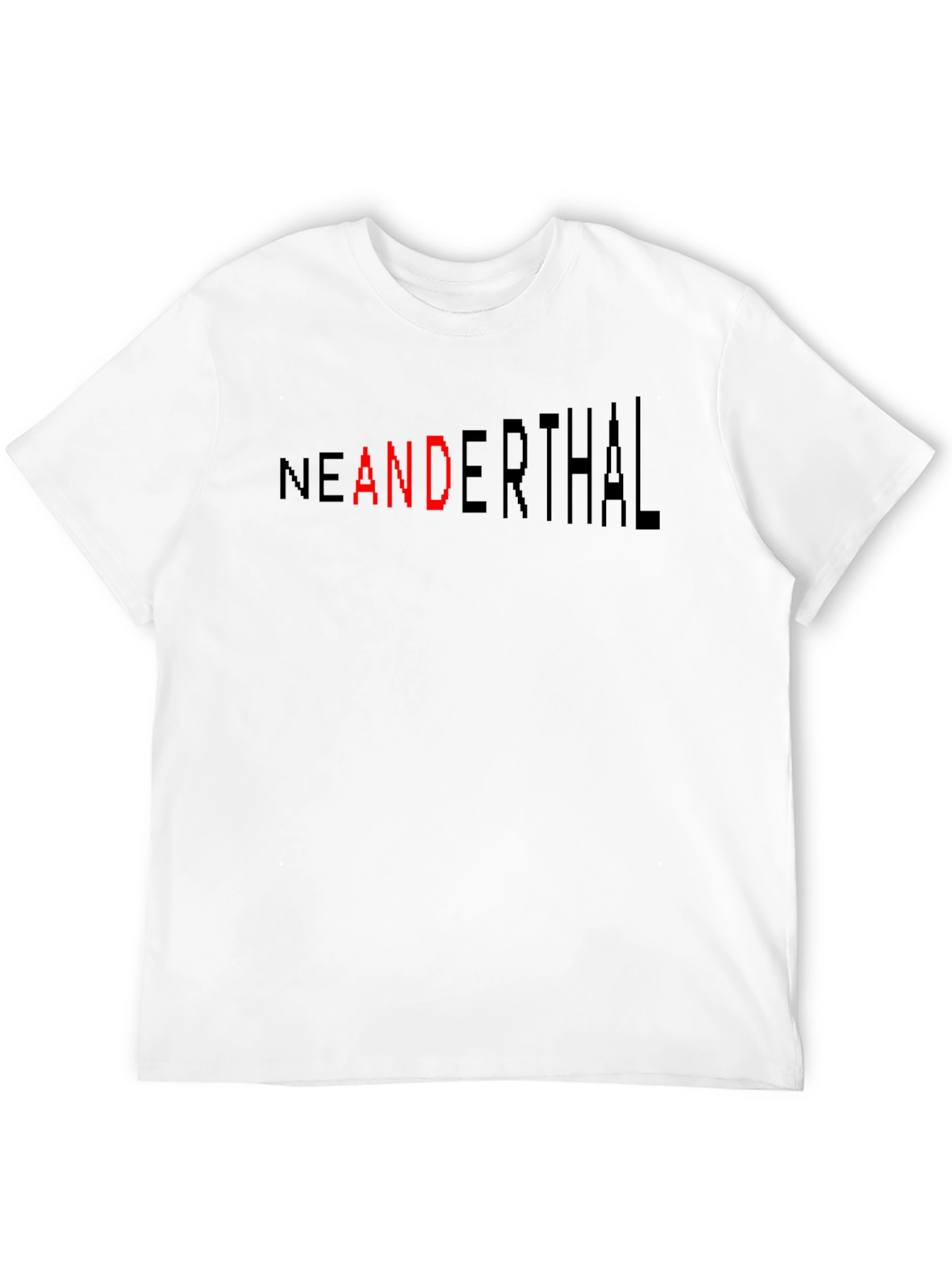 Neanderthal Graphic T-Shirt - Modern Twist on Prehistoric