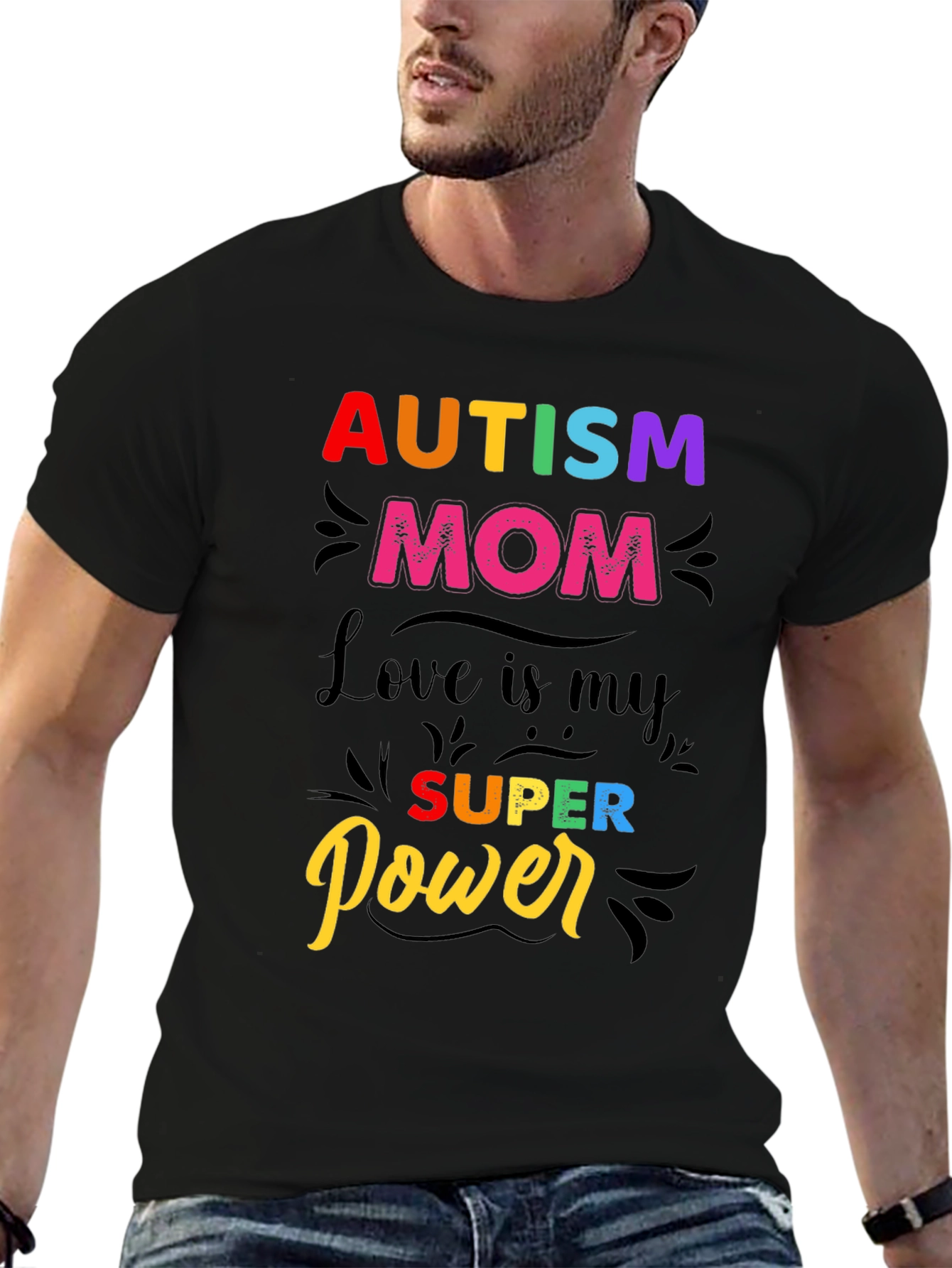 Autism Mom T-Shirt - Love is My Super Power!
