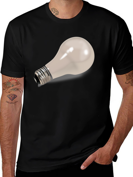 Idea Bulb Graphic Tee - Soft Cotton Blend