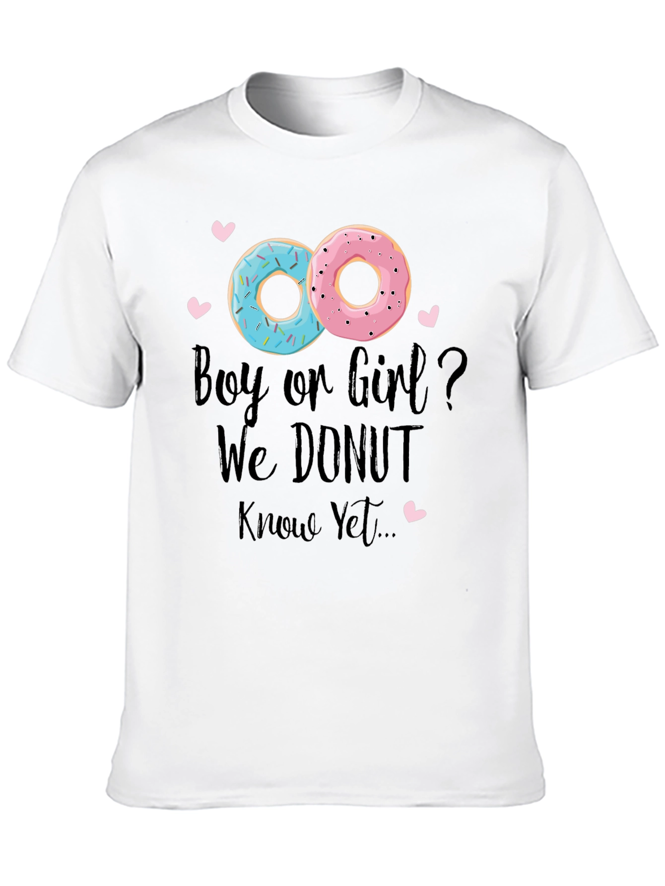 Gender Reveal We DONUT Know T-Shirt