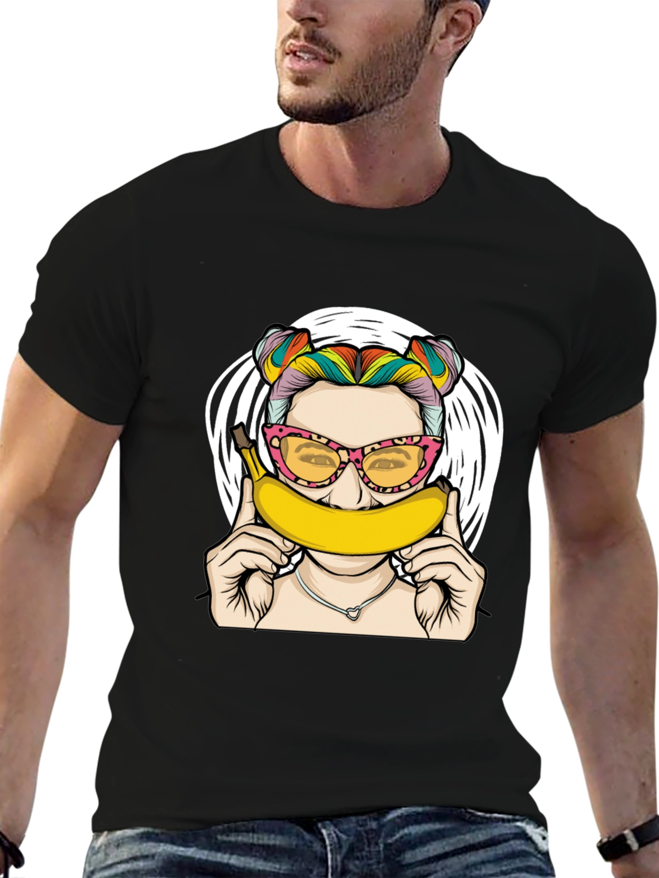 Banana Girl Graphic Tee - Quirky & Fun!